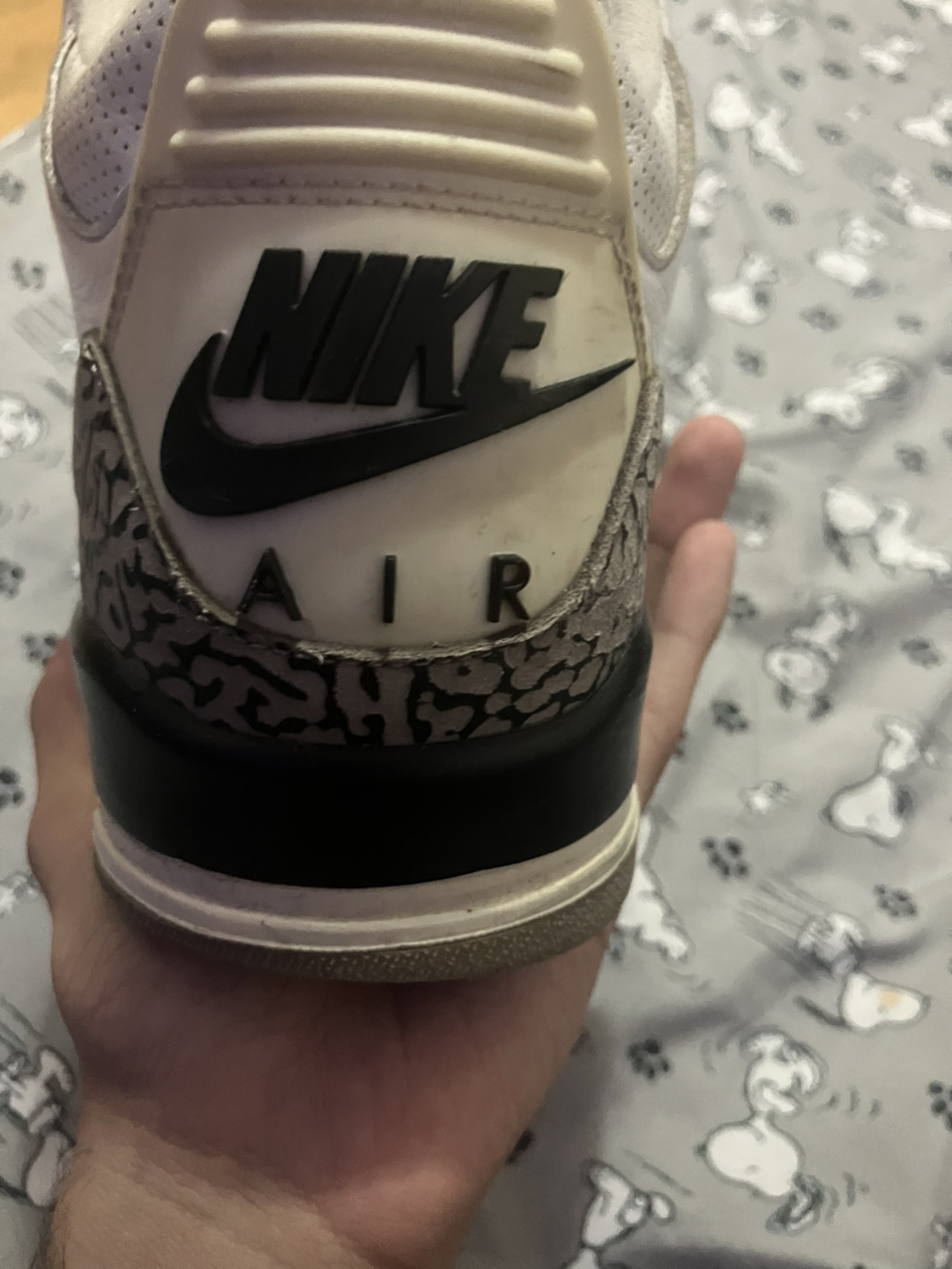 Jordan 3 white cement - photo 3