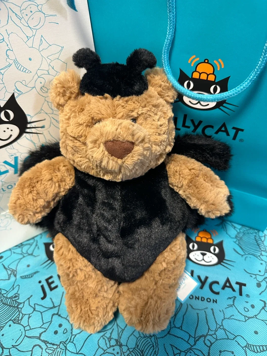 BNWT - Spider Bartholomew Bear Jellycat thumbnail