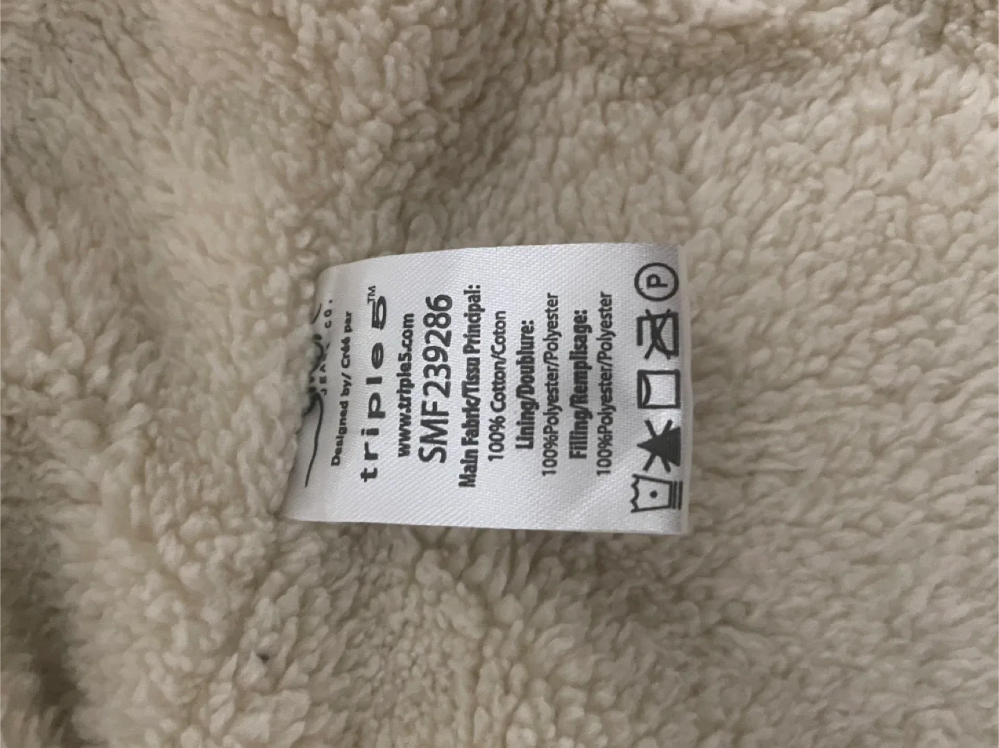 Silver Jeans Co. Corduroy Sherpa Jacket - Size Small image indicator(5)