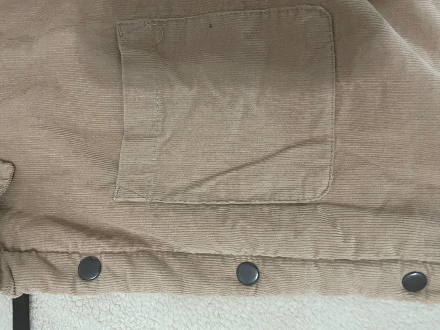 Silver Jeans Co. Corduroy Sherpa Jacket - Size Small image indicator(3)