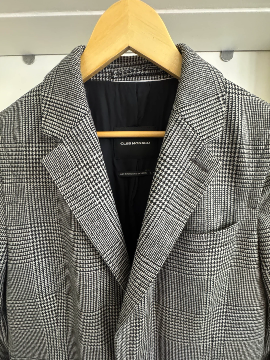 Club Monaco Plaid Coat - Size S/P - photo 4
