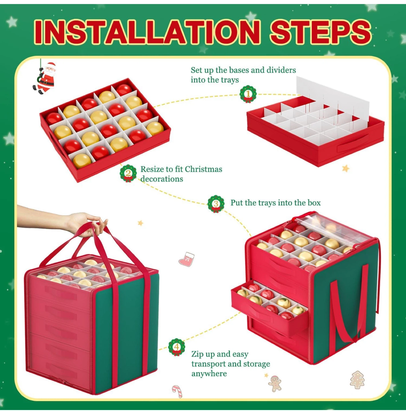 Christmas Ornament Storage Box - photo 5