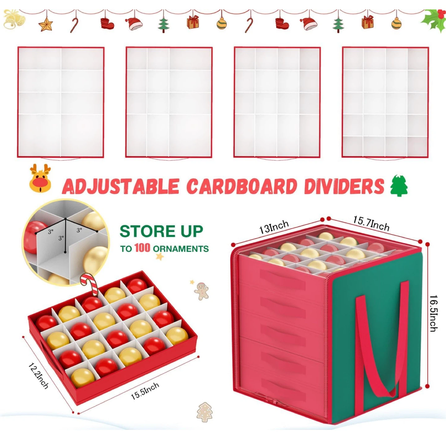 Christmas Ornament Storage Box - photo 3