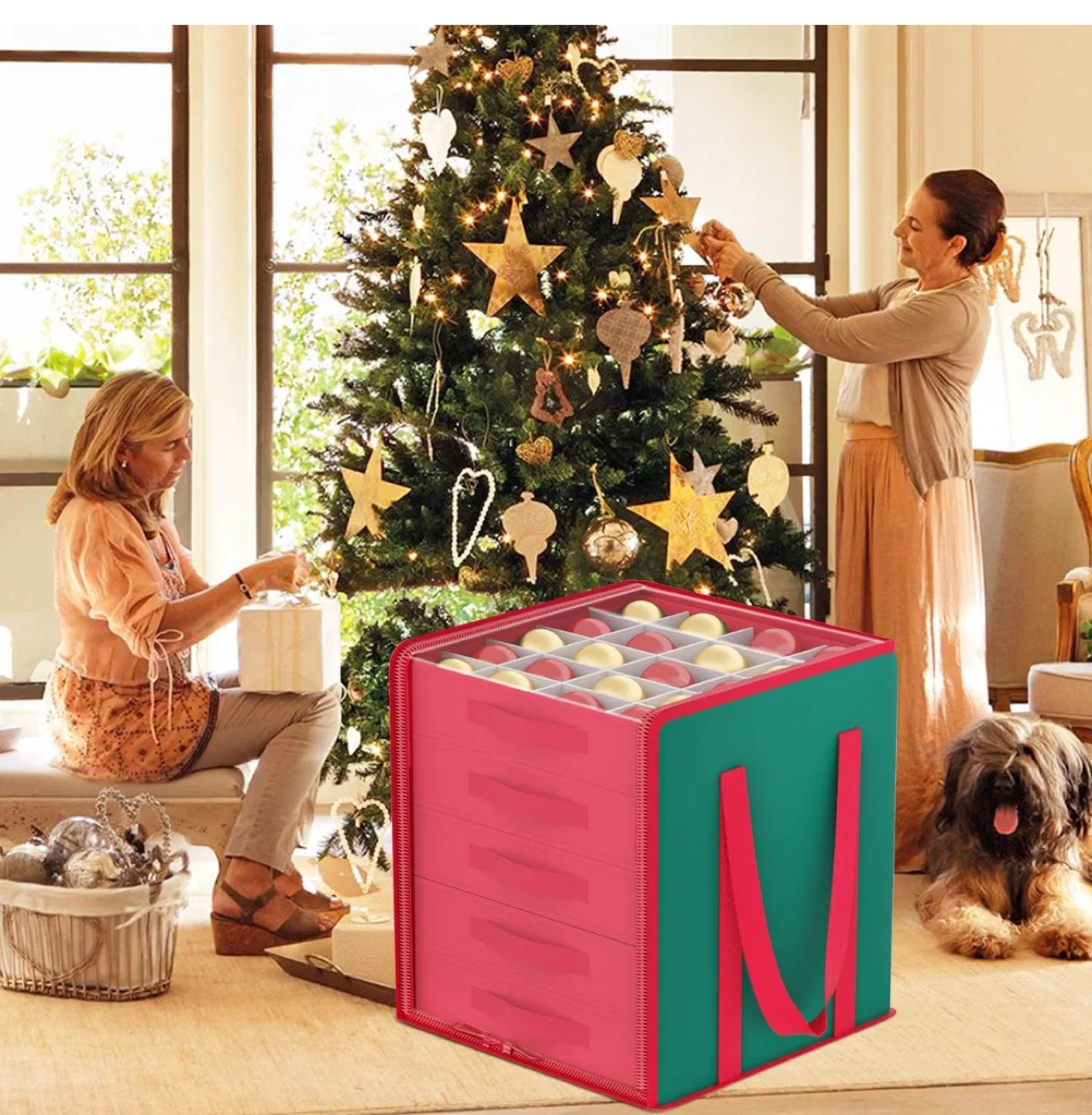 Christmas Ornament Storage Box image indicator(6)