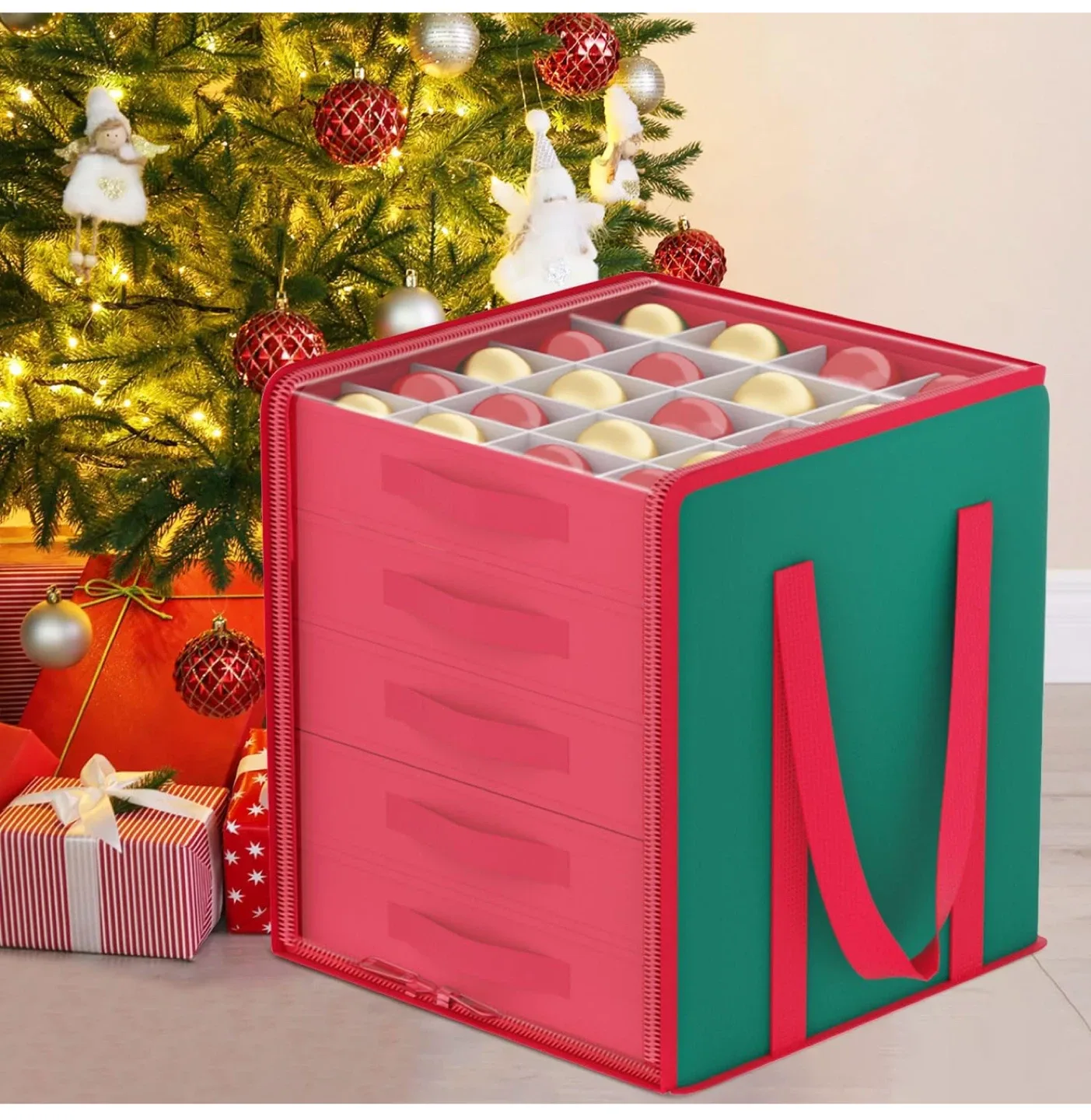 Christmas Ornament Storage Box image indicator(2)