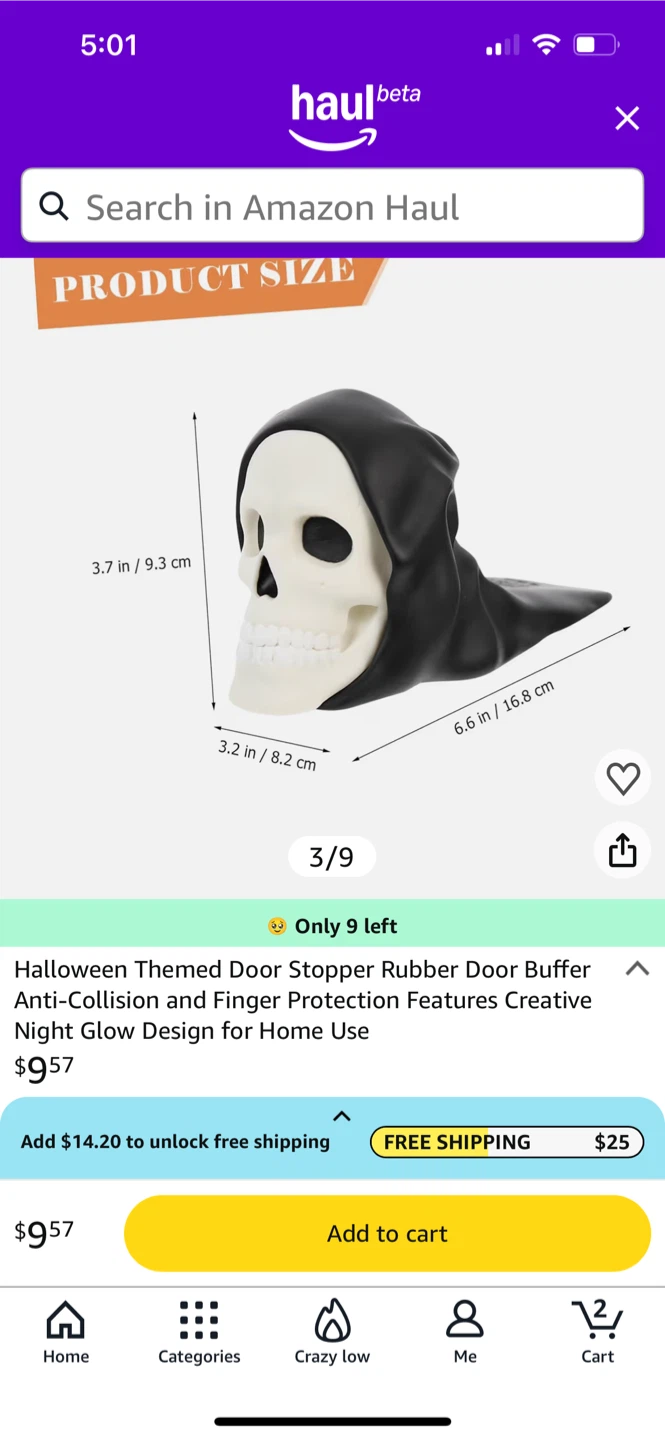 Halloween Series Door Stopper novelty New in Box! - photo 5