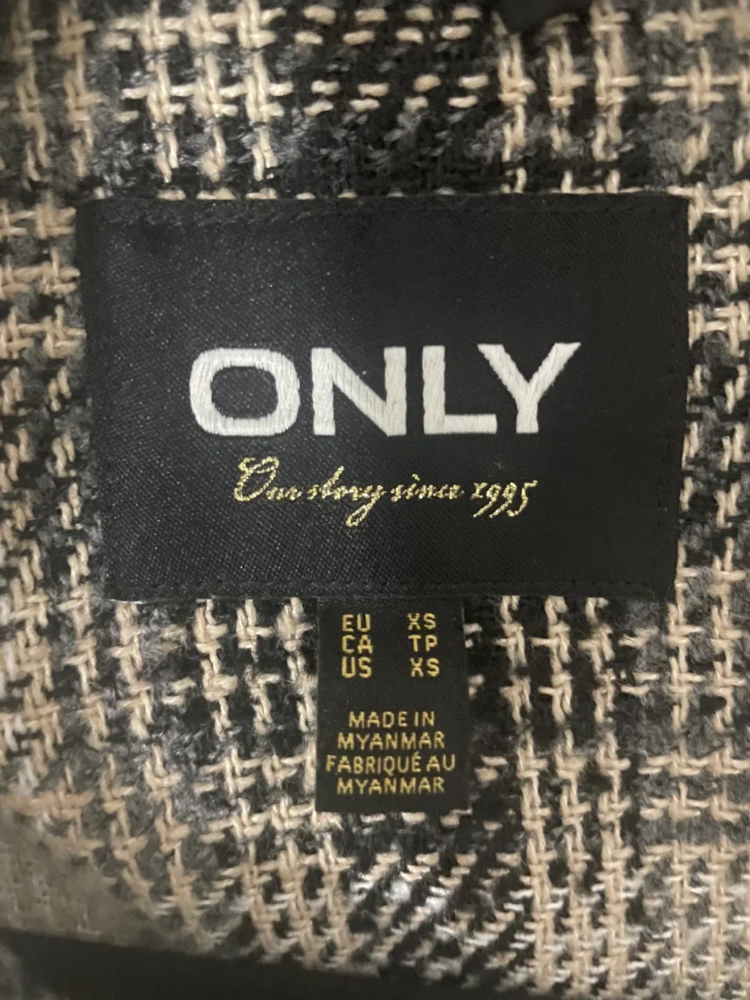 ONLY Plaid Jacket, Size XS image indicator(2)
