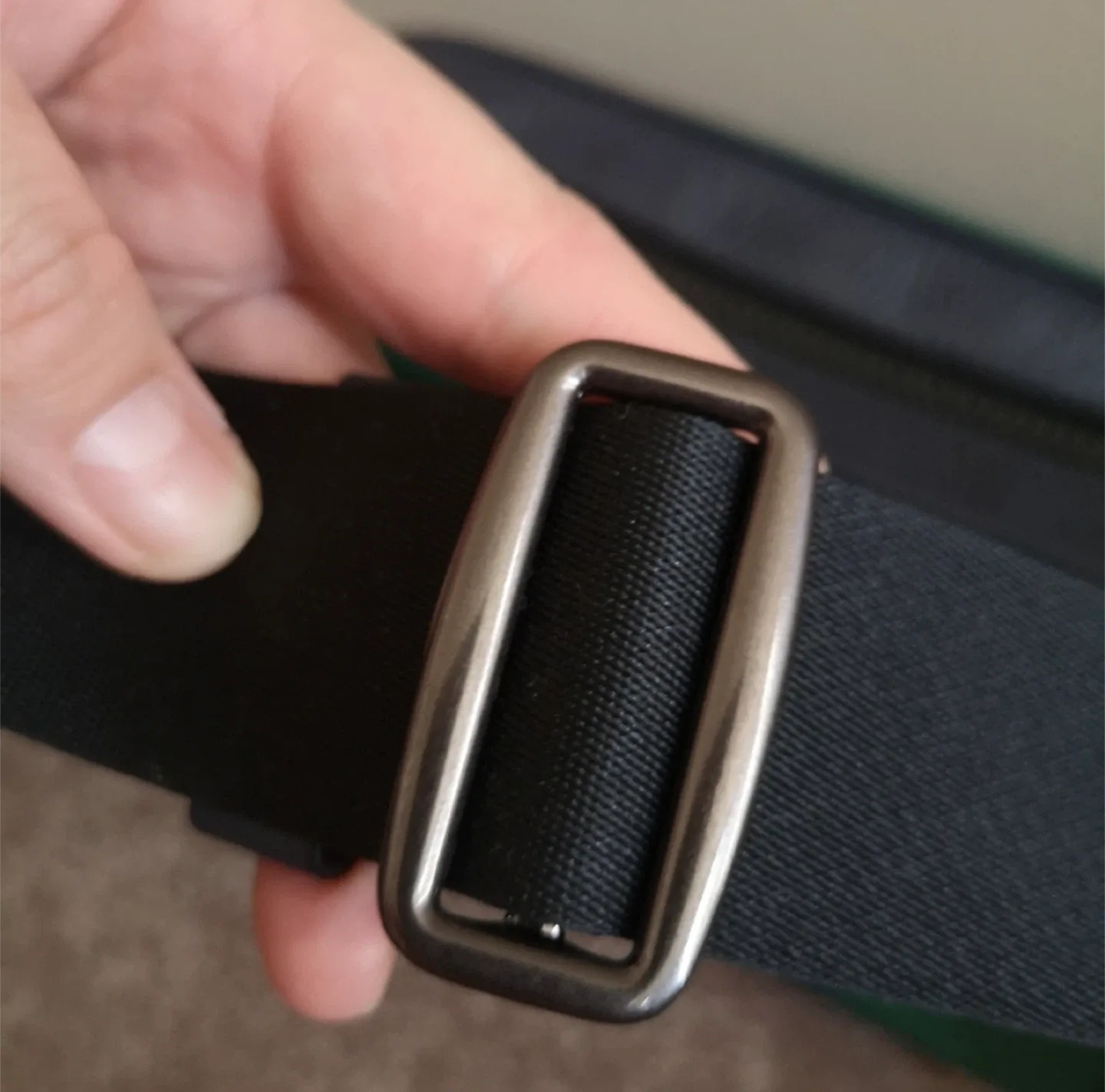 Coach Leather Crossbody Bag - Green & Grey image indicator(3)