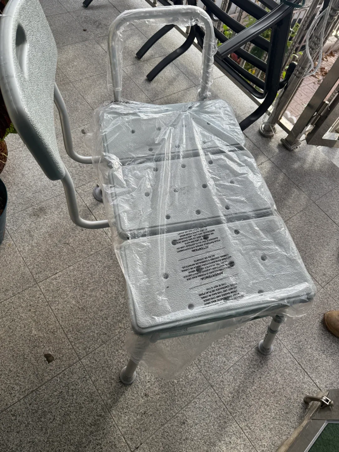 Drive Medical Bathroom Shower Chair with Back - NEW image indicator(5)