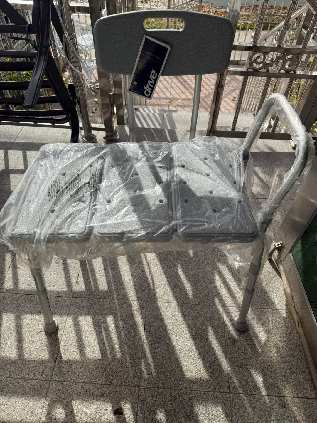 Drive Medical Bathroom Shower Chair with Back - NEW image indicator(4)