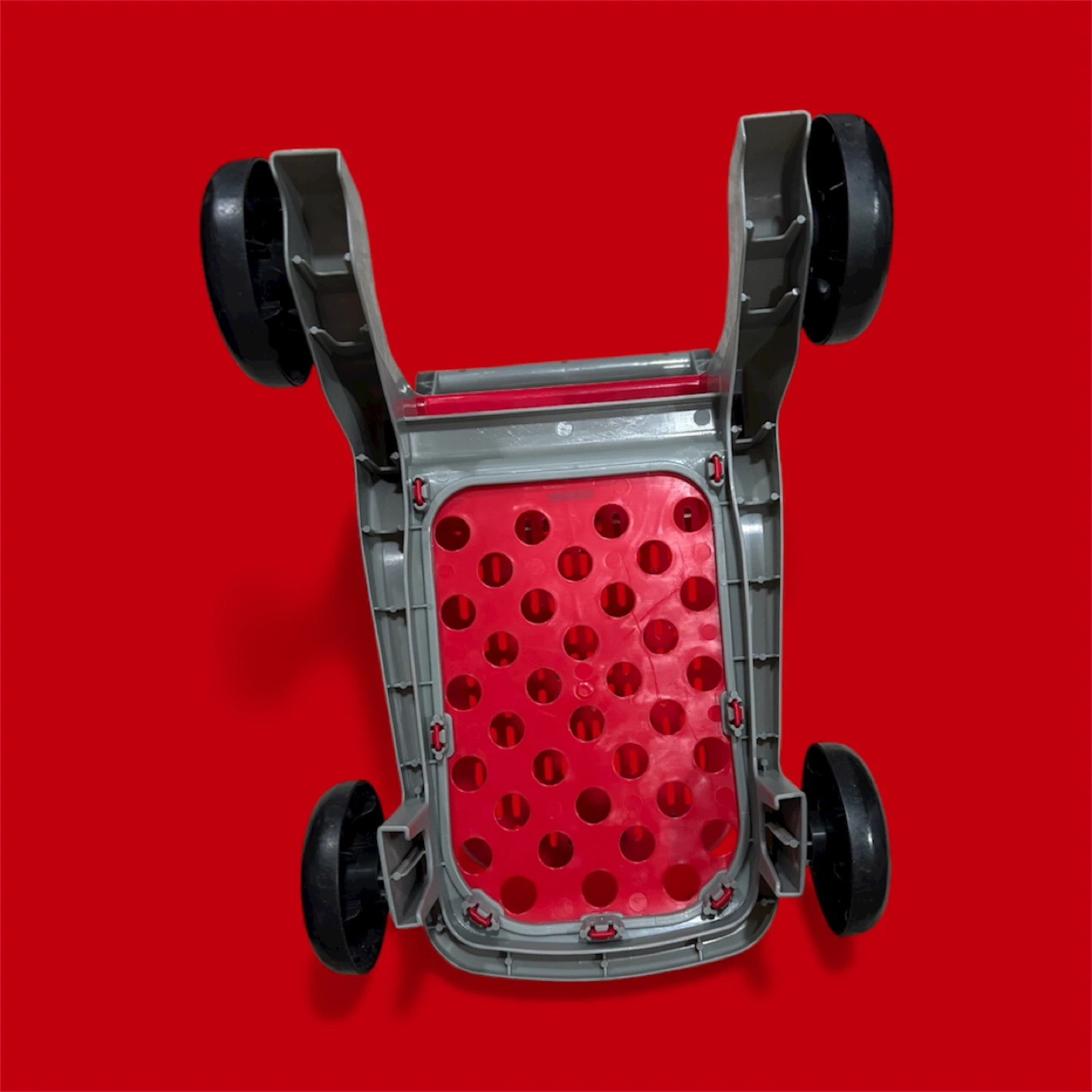 Target Mini Shopping Cart - Red & Gray - photo 3