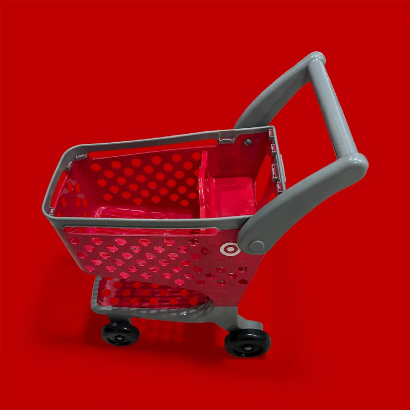 Target Mini Shopping Cart - Red & Gray