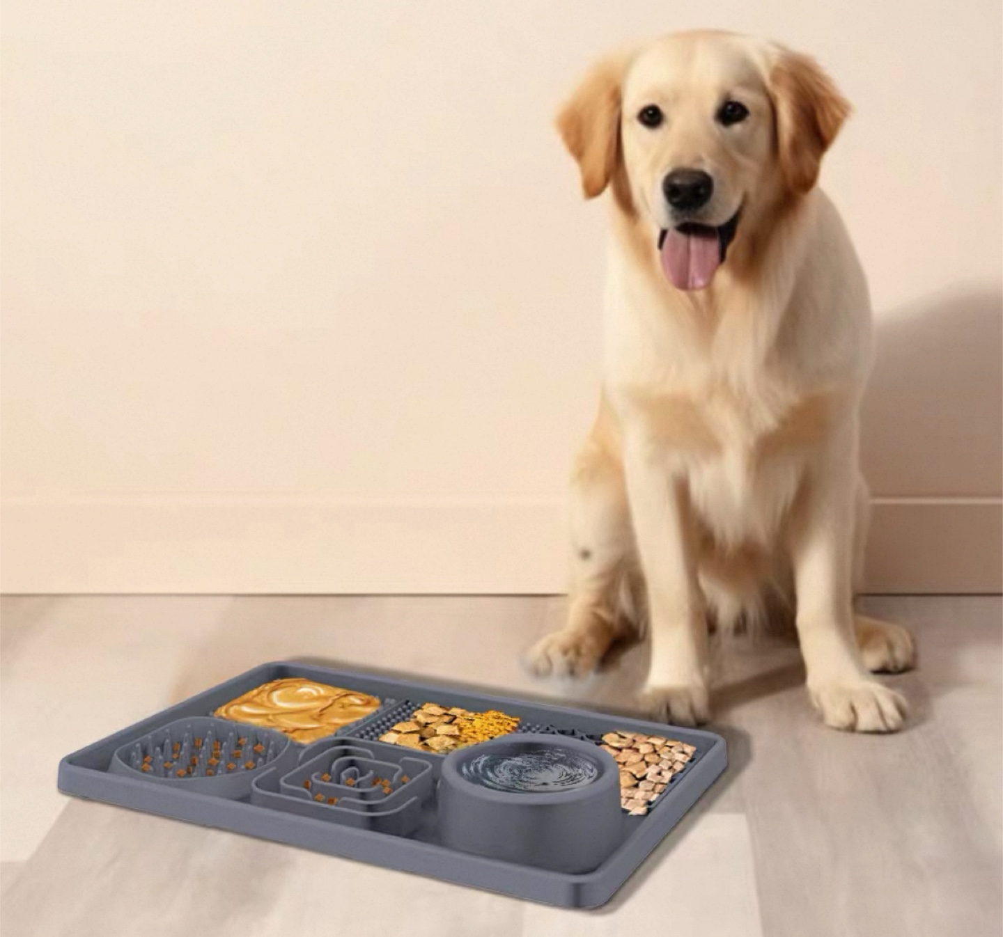 Grey Dog Lick Mat - Silicon Slow Feeder - photo 5