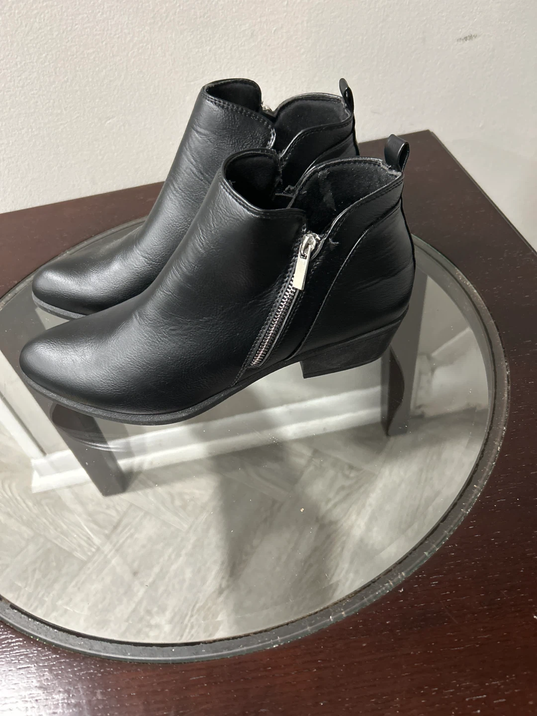 Brand New Falls Creek black leather boots size 11 - photo 5