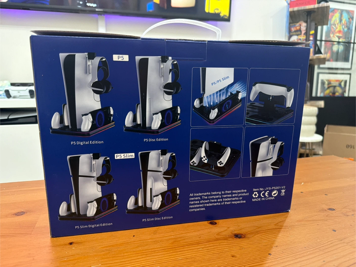 PS5 Cooling Stand with LED Light - photo 3