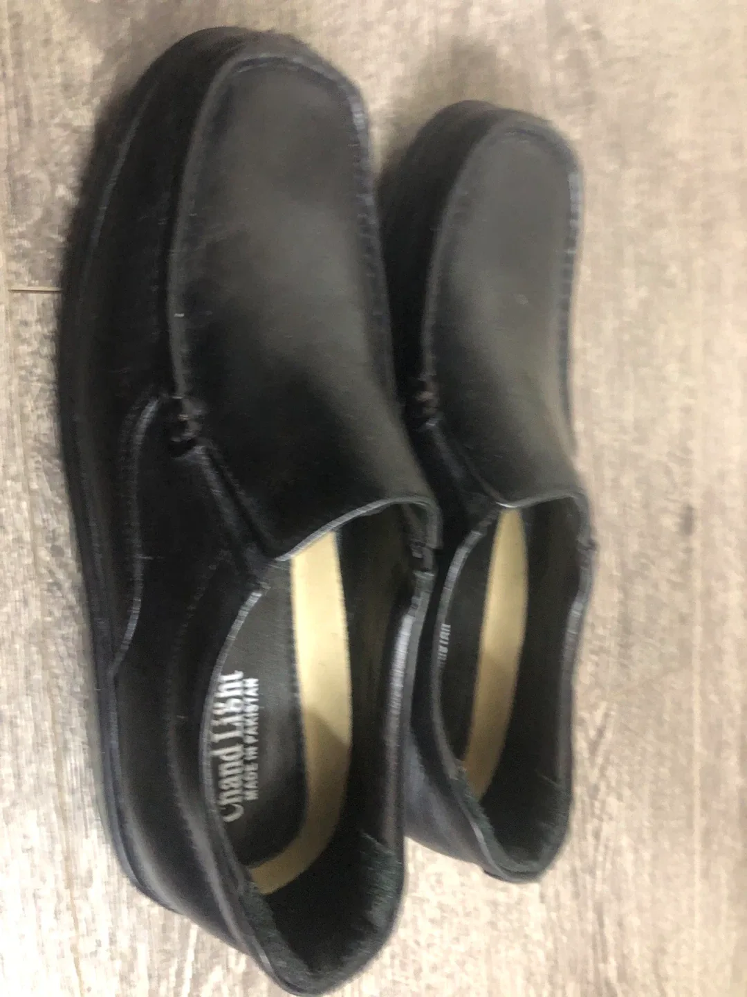 Black Leather Loafers Size 44 image indicator(3)