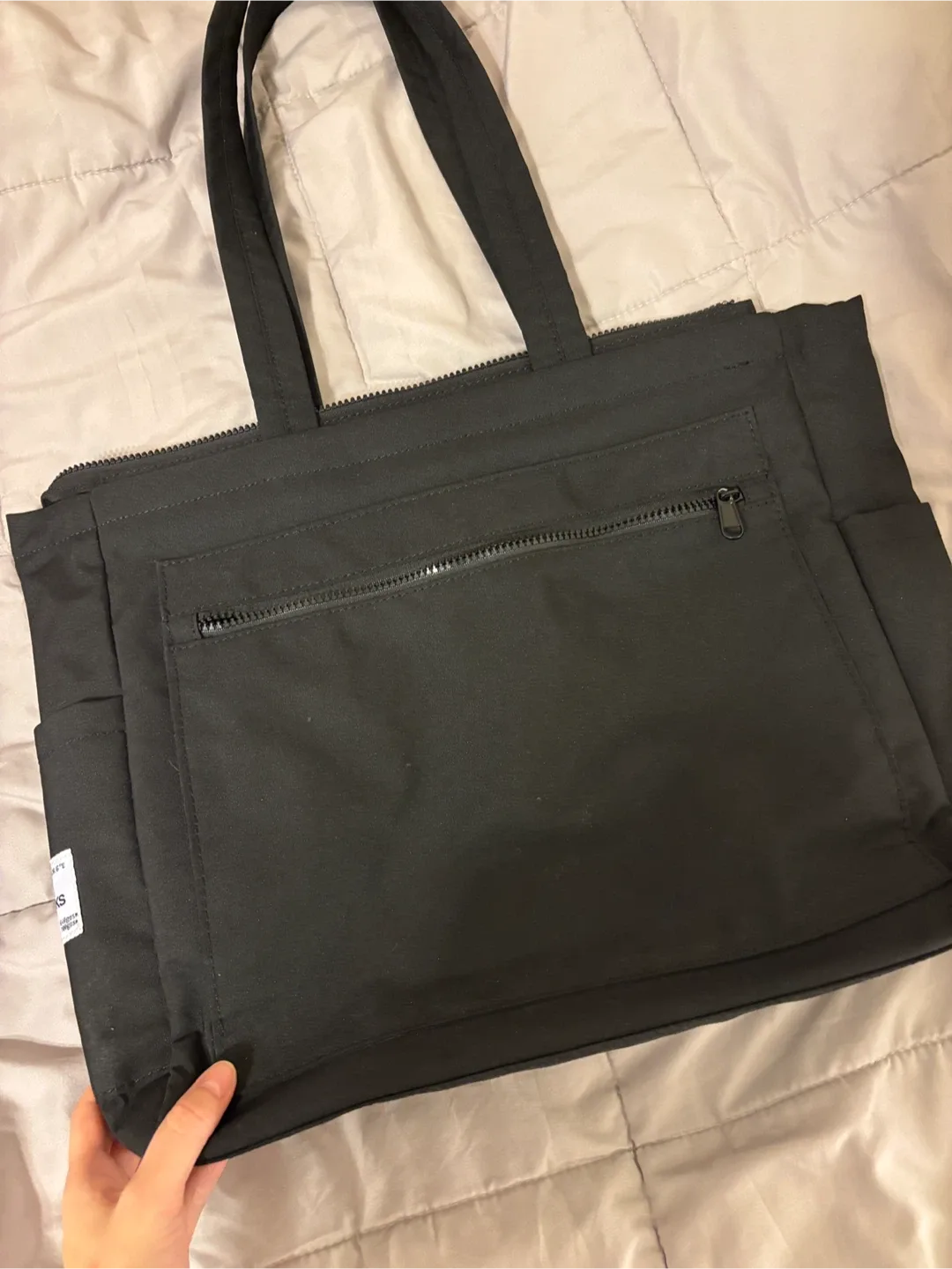 Olend Black Tote Bag image indicator(3)