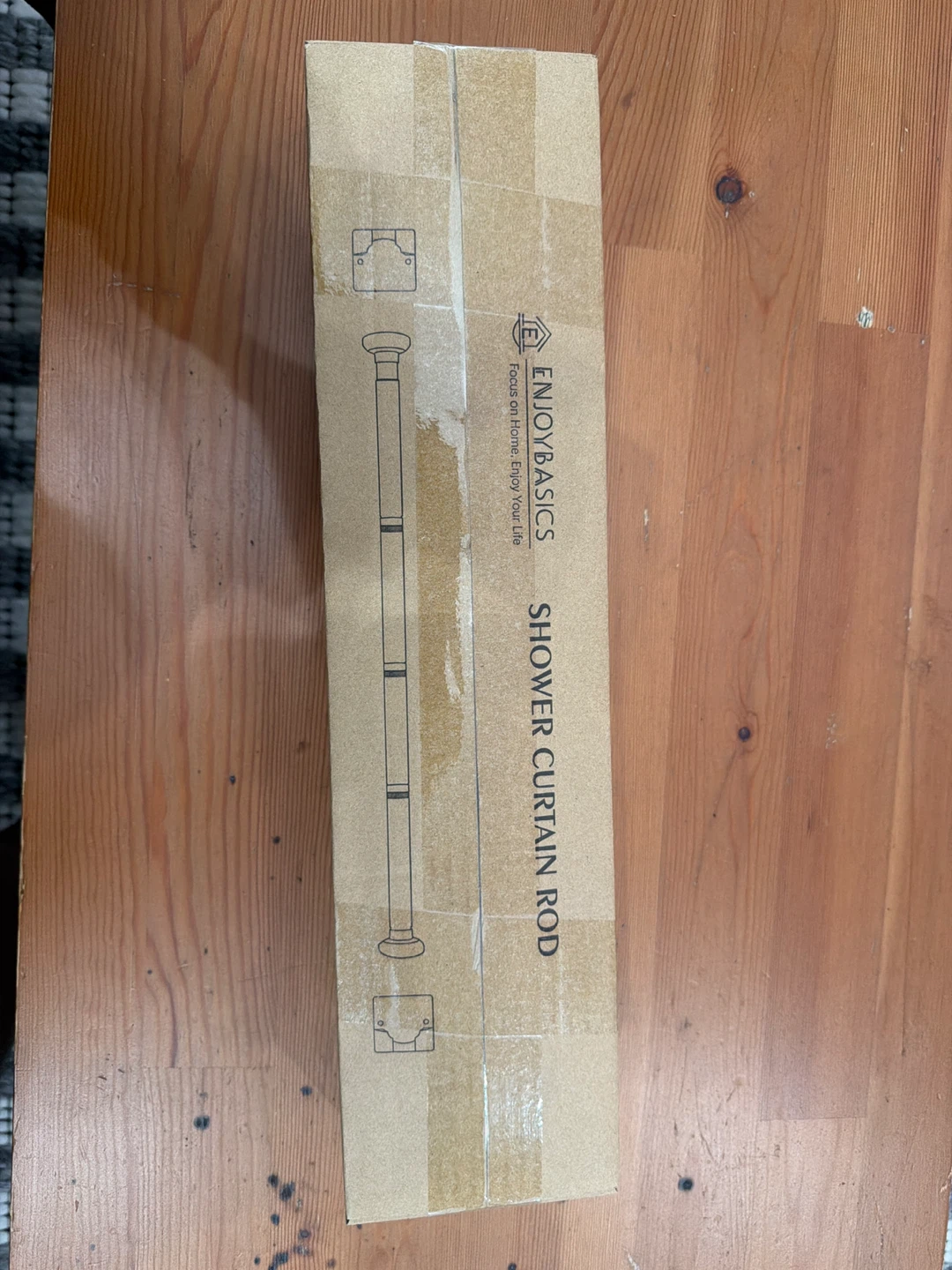 EnjoyBasics Shower Curtain Rod (New) - photo 2
