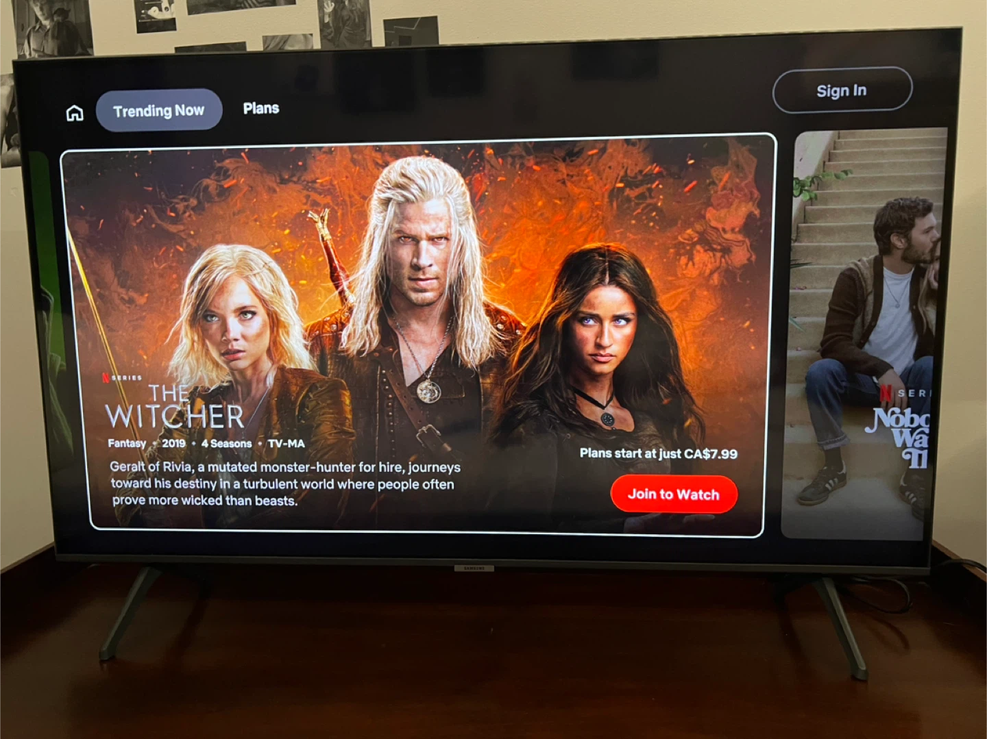 43” Samsung Smart TV