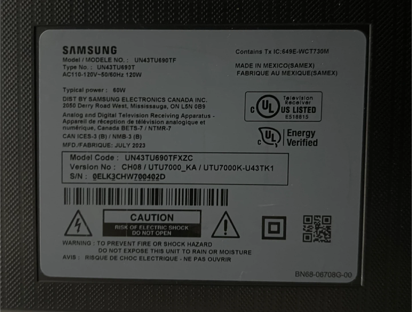43” Samsung Smart TV - photo 4