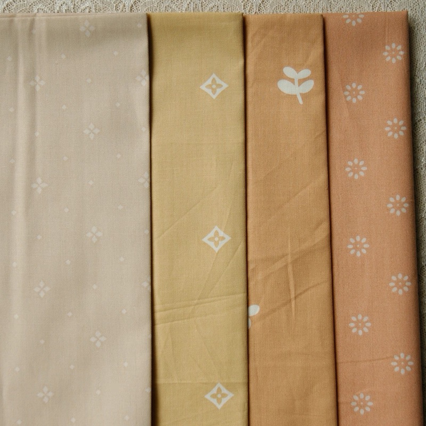 Assorted Patterned Fabric Pieces