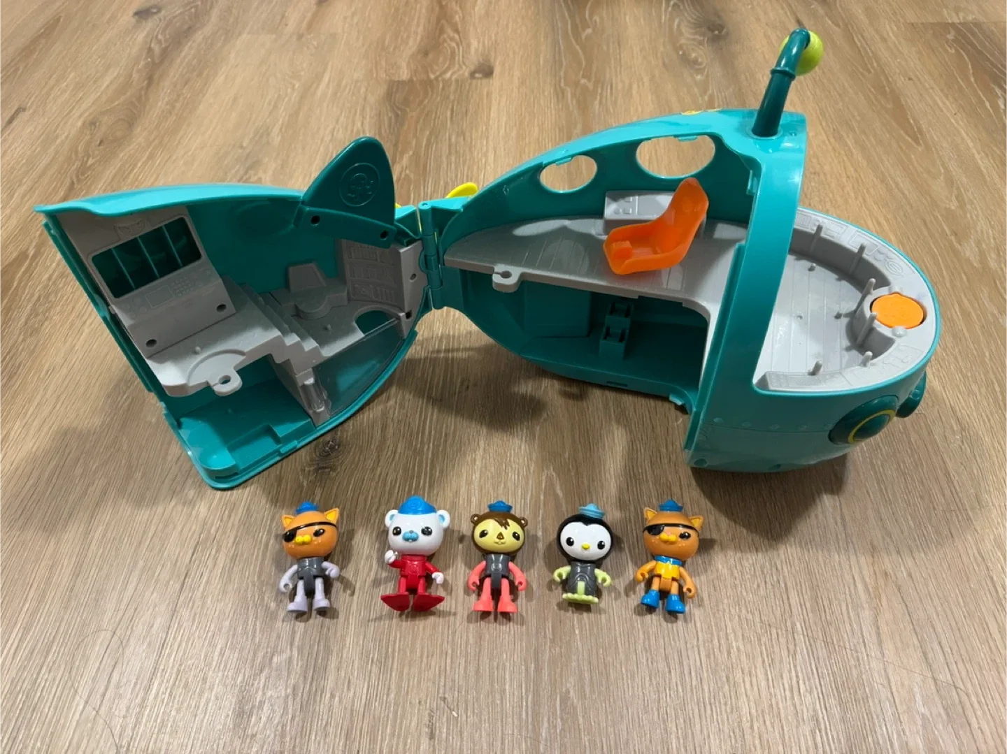 Octonauts Midnight Zone Submarine Vehicle with 5 Action Figures image indicator(2)