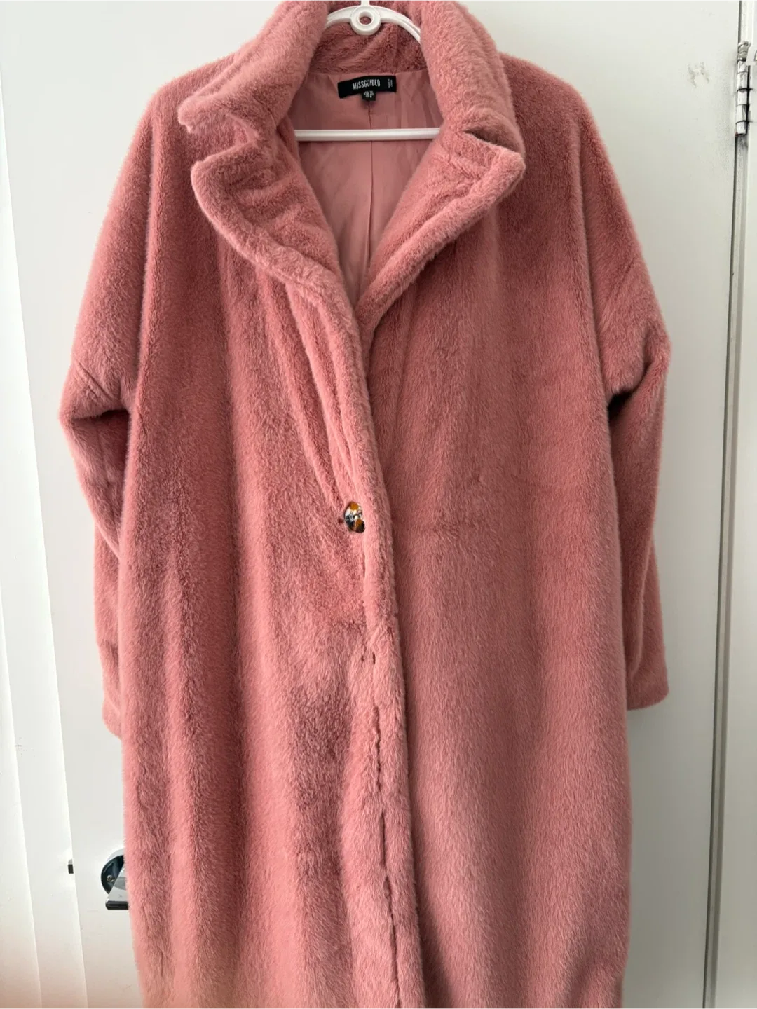 Missguided soft pinkFaux Fur Coat, Size XL )14 image indicator(3)