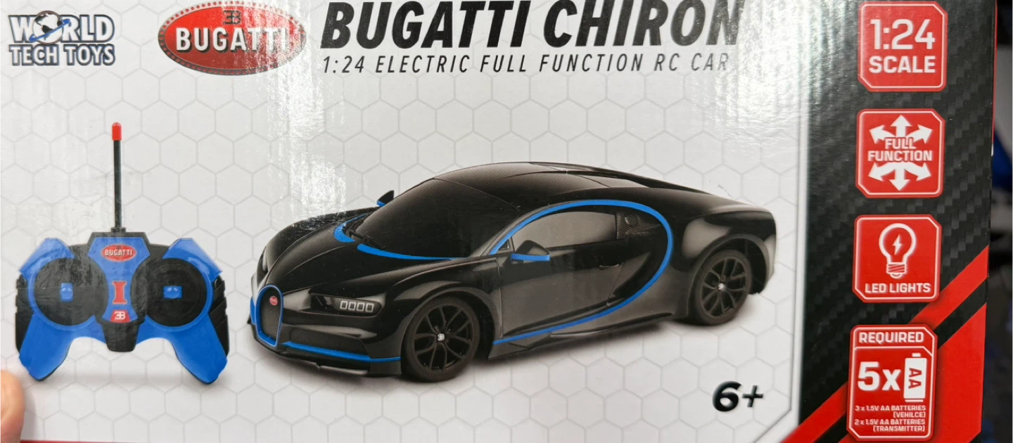Bugatti Chiron 1:24 Electric RC Car - New in Box! - photo 2