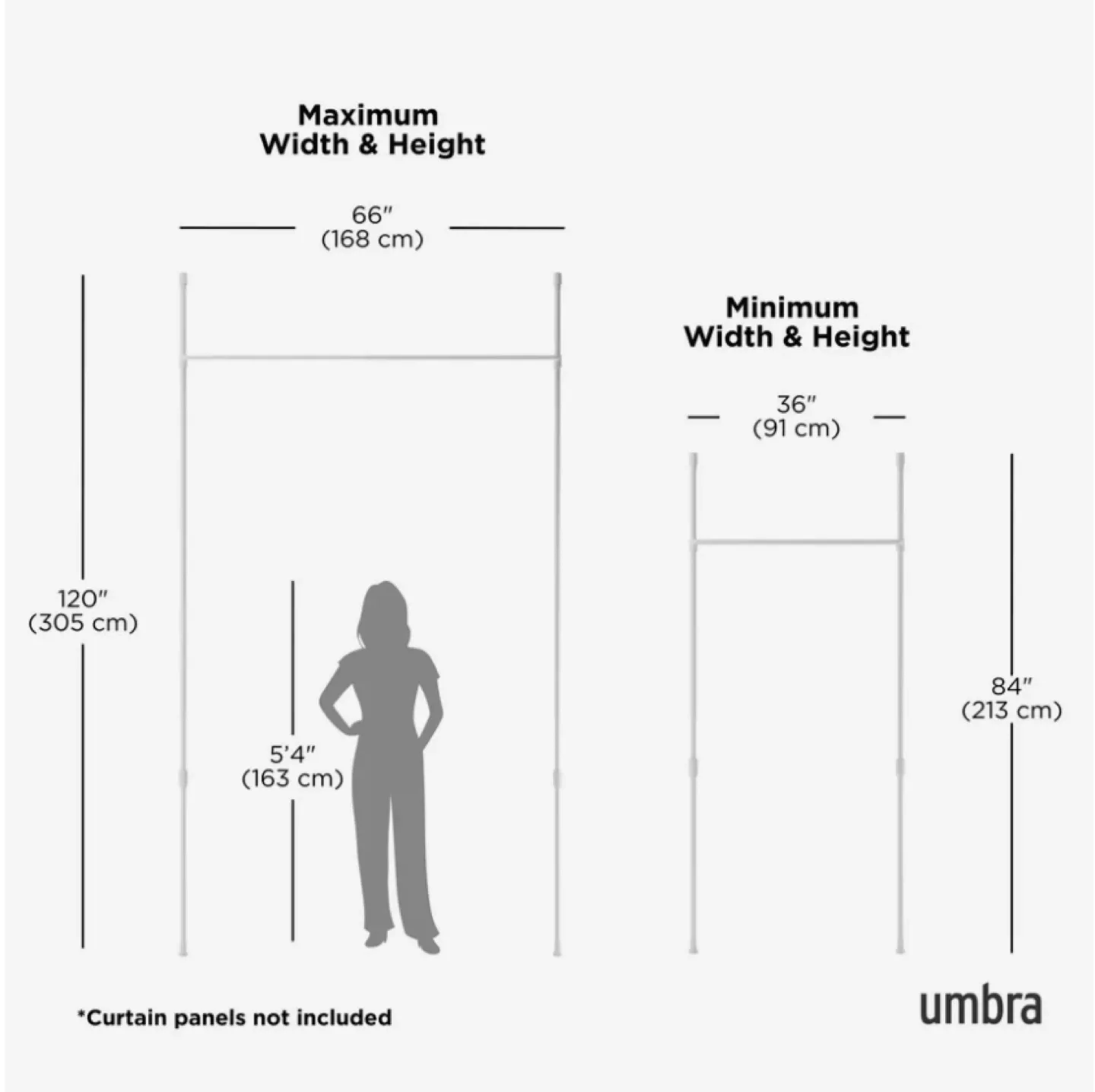 Umbra Expandable Curtain Rod or Room Divider image indicator(5)