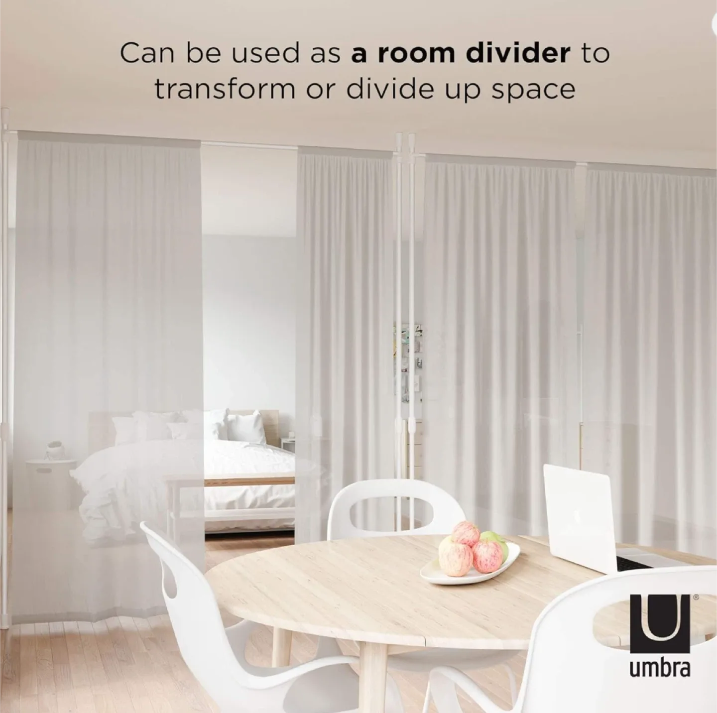 Umbra Expandable Curtain Rod or Room Divider image indicator(4)