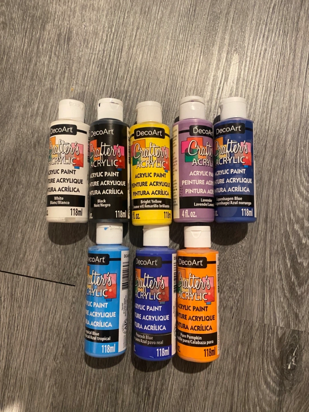 DecoArt Crafter's Acrylic Paint Set (8)🥕