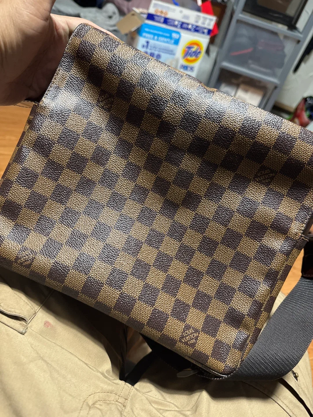 Louis Vuitton Damier Ebene Messenger Bag