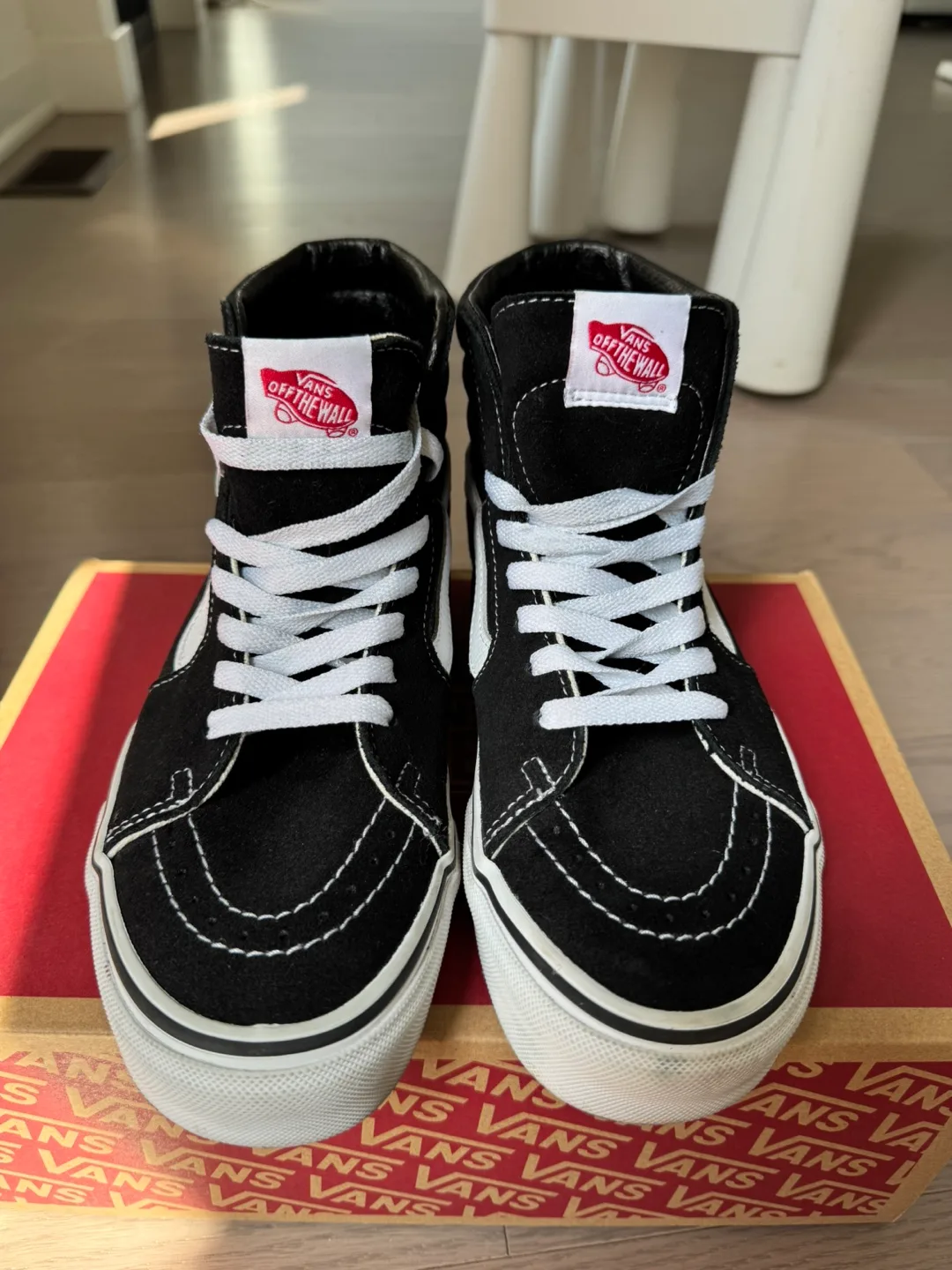 Vans Sk8-Hi Black & White Sneakers