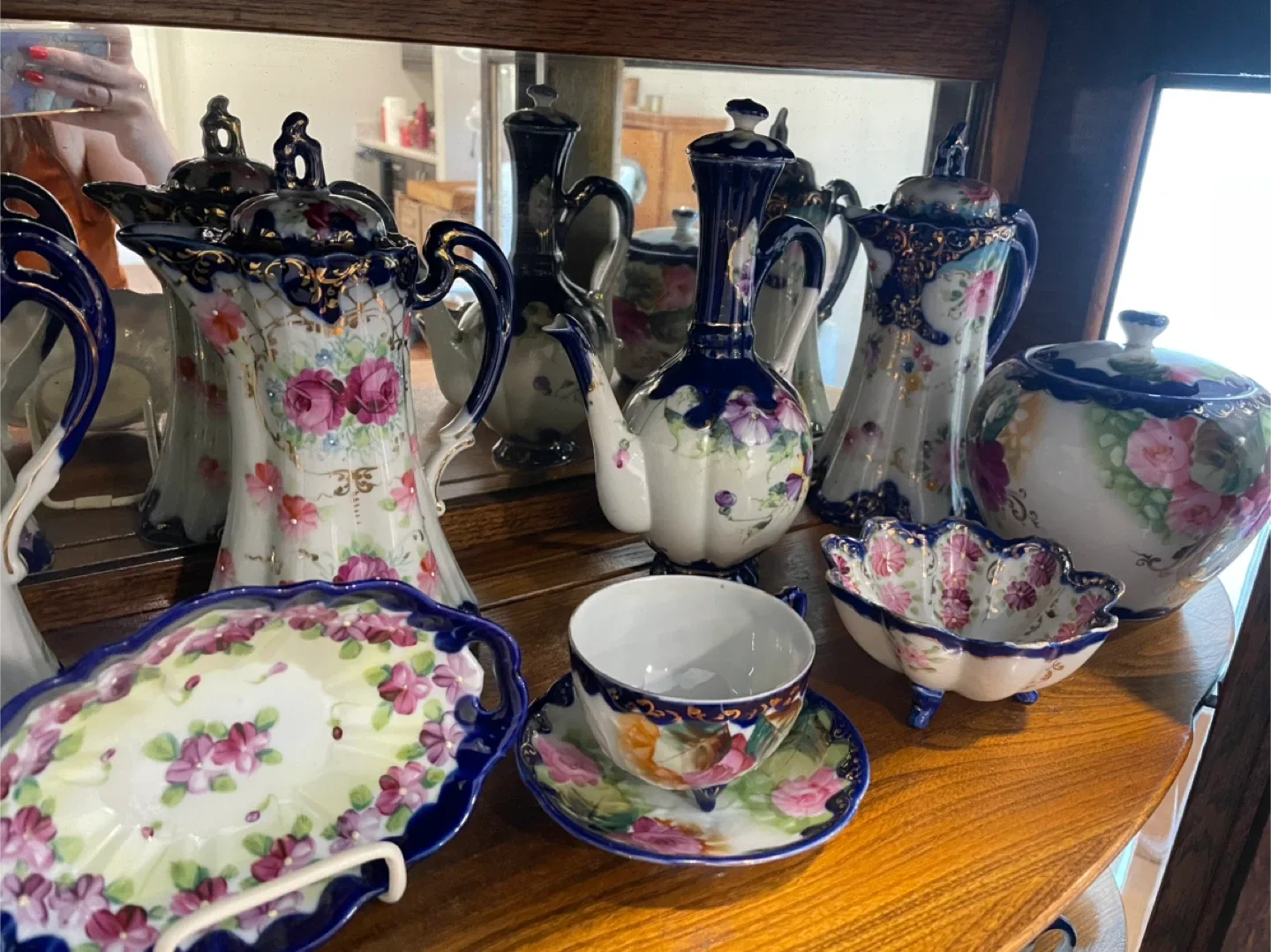 Hand-painted Nippon China Dish Set image indicator(3)