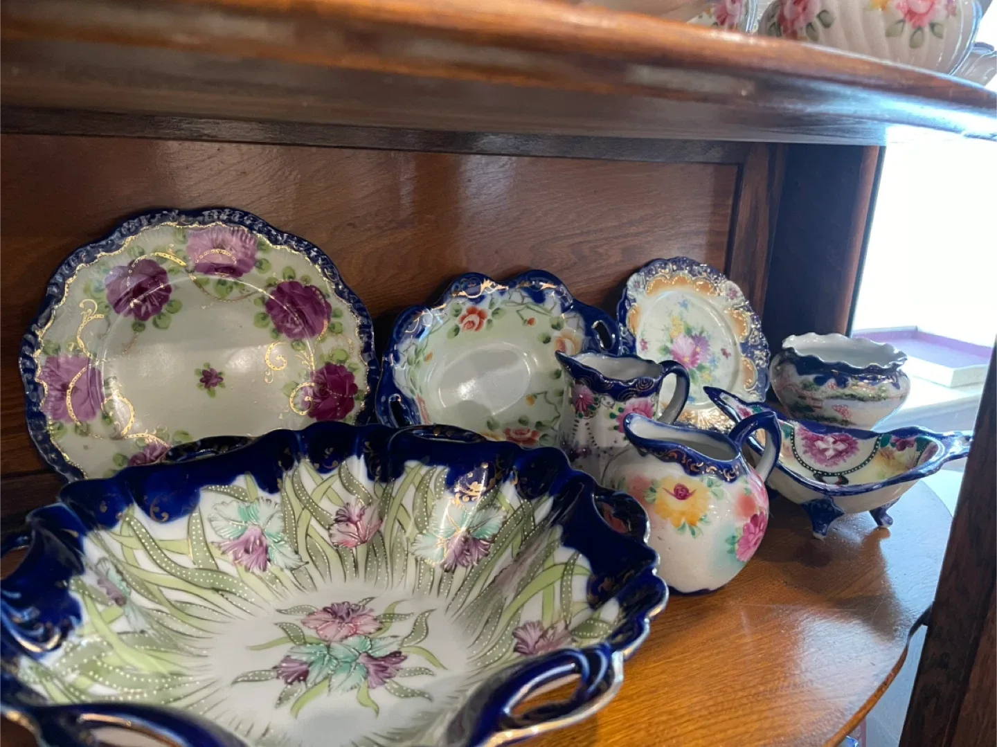 Hand-painted Nippon China Dish Set image indicator(7)