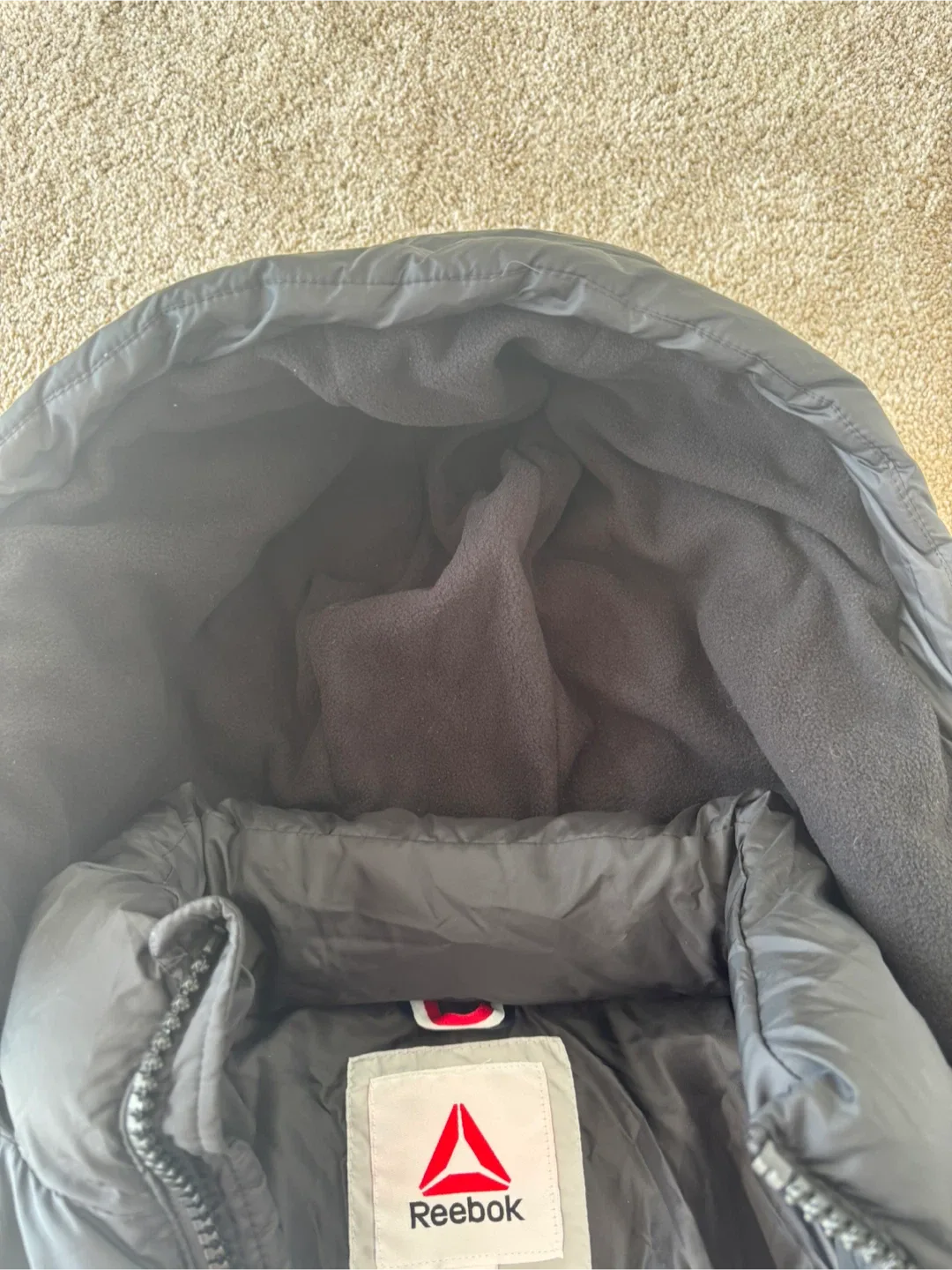 Reebok Puffer Jacket - Black & Grey image indicator(5)