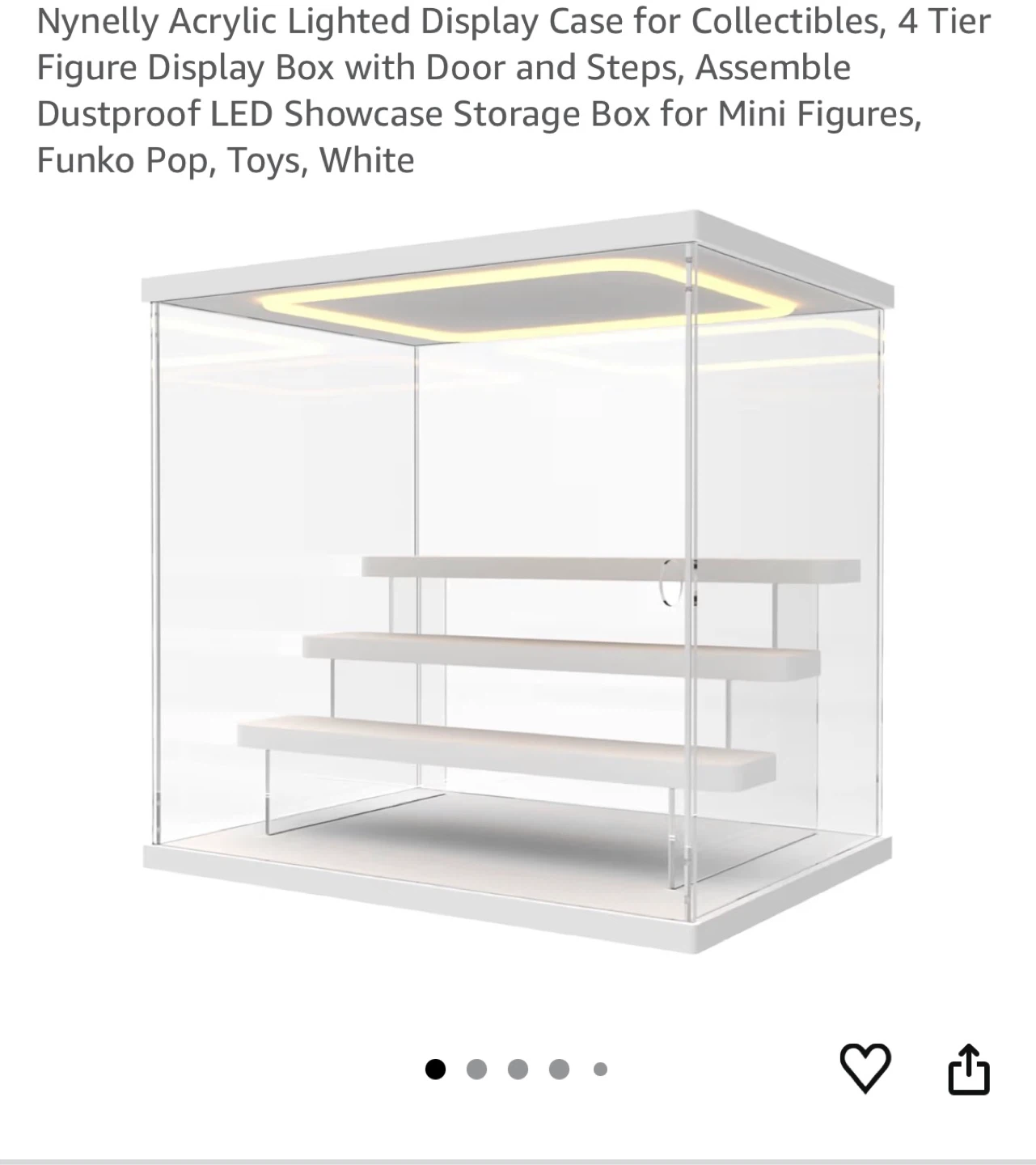 Nynelly Acrylic Lighted Display Case - photo 2