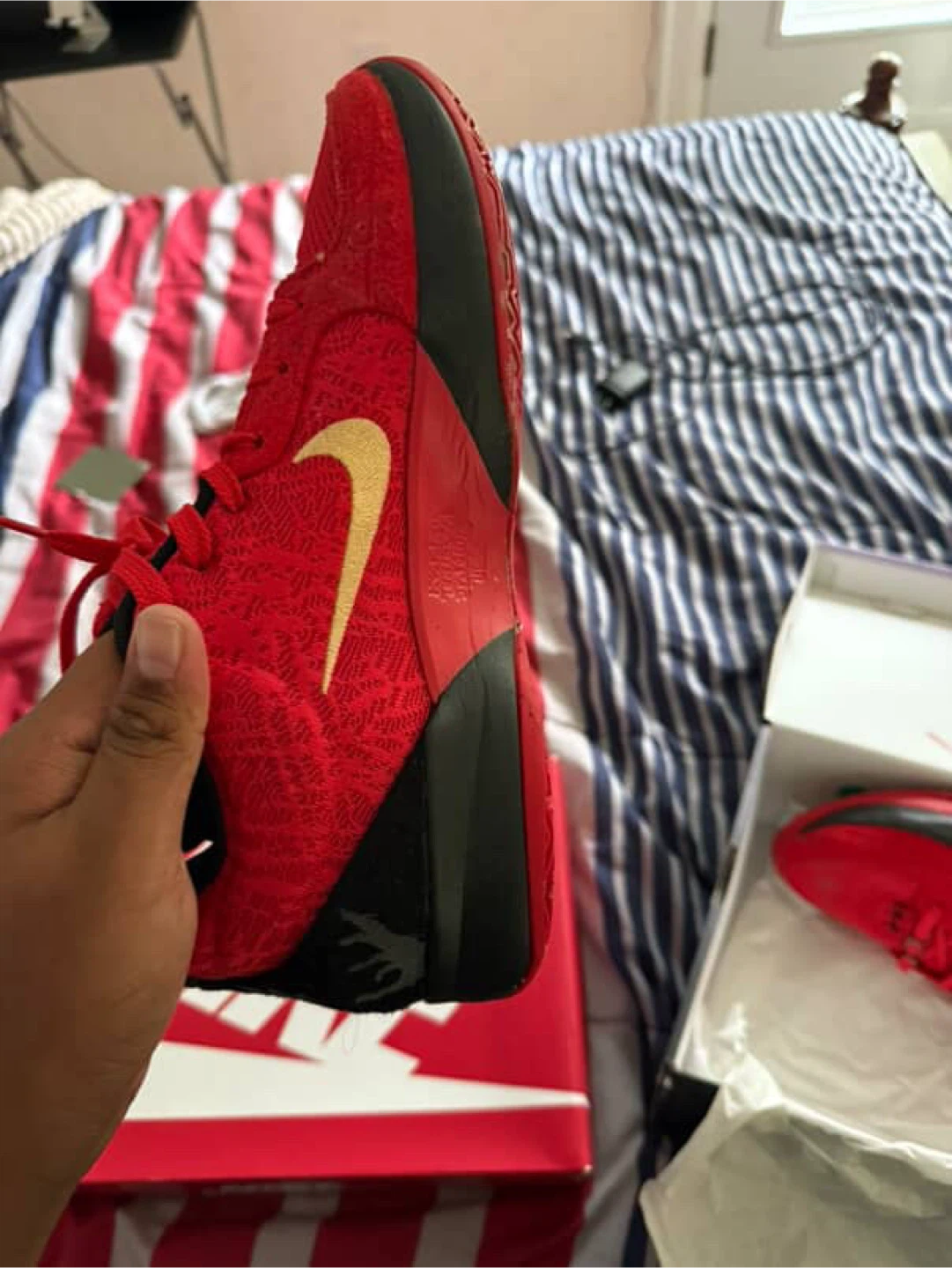 Nike Giannis Immortality 3 Basketball Shoes - Red - photo 4