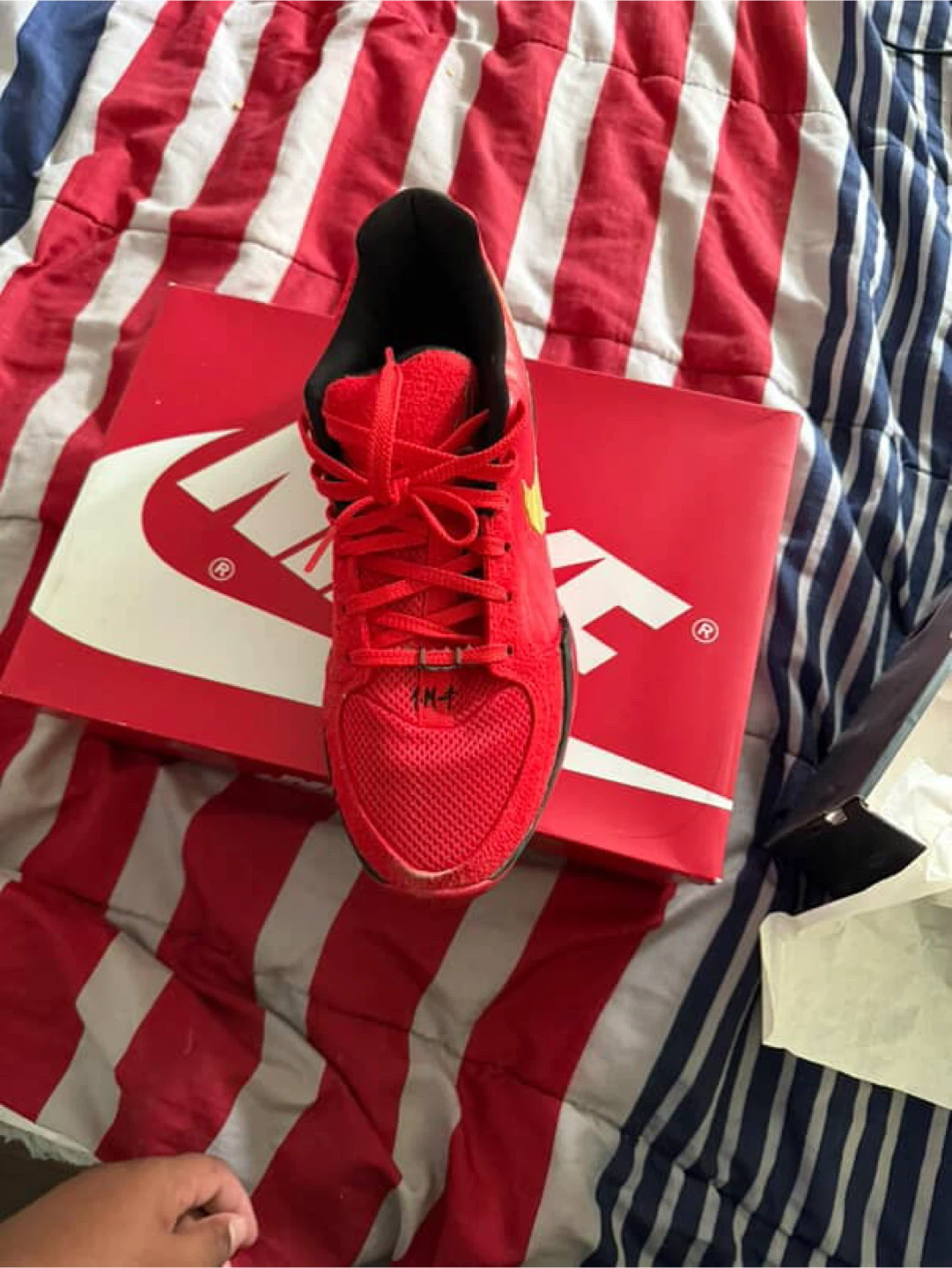 Nike Giannis Immortality 3 Basketball Shoes - Red - photo 2