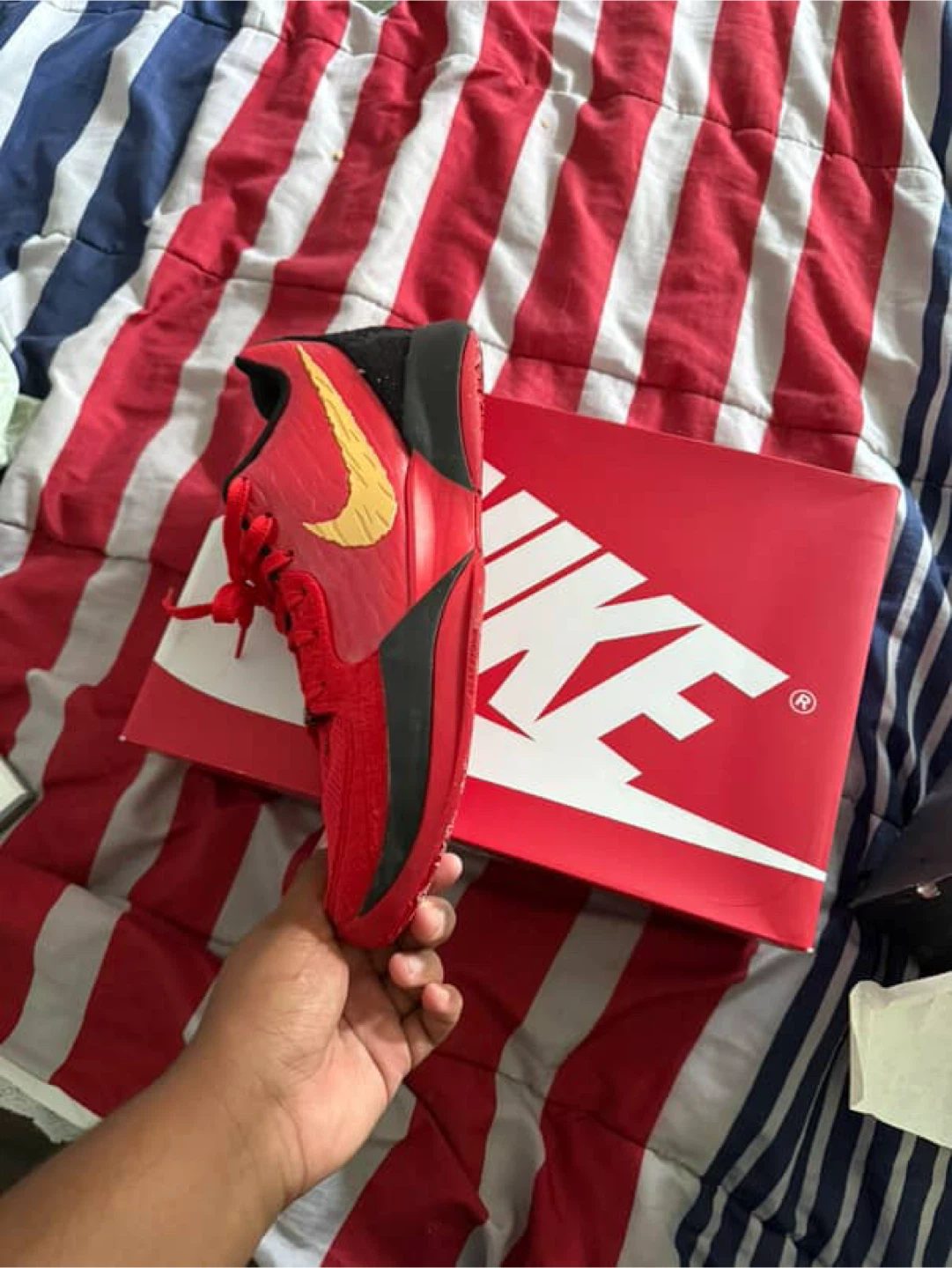 Nike Giannis Immortality 3 Basketball Shoes - Red - photo 3