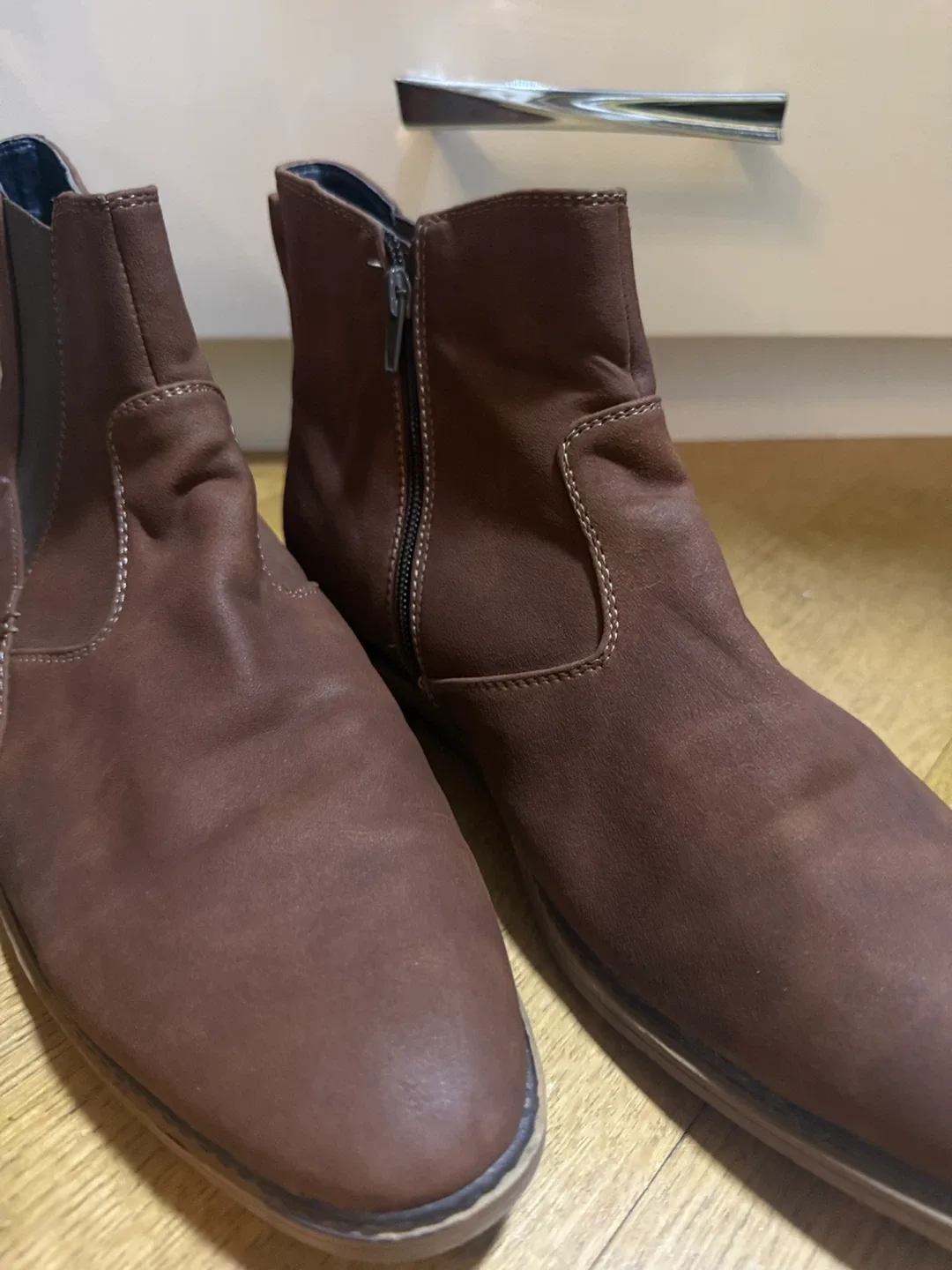 Venice Brown Ankle Boots - Size 44