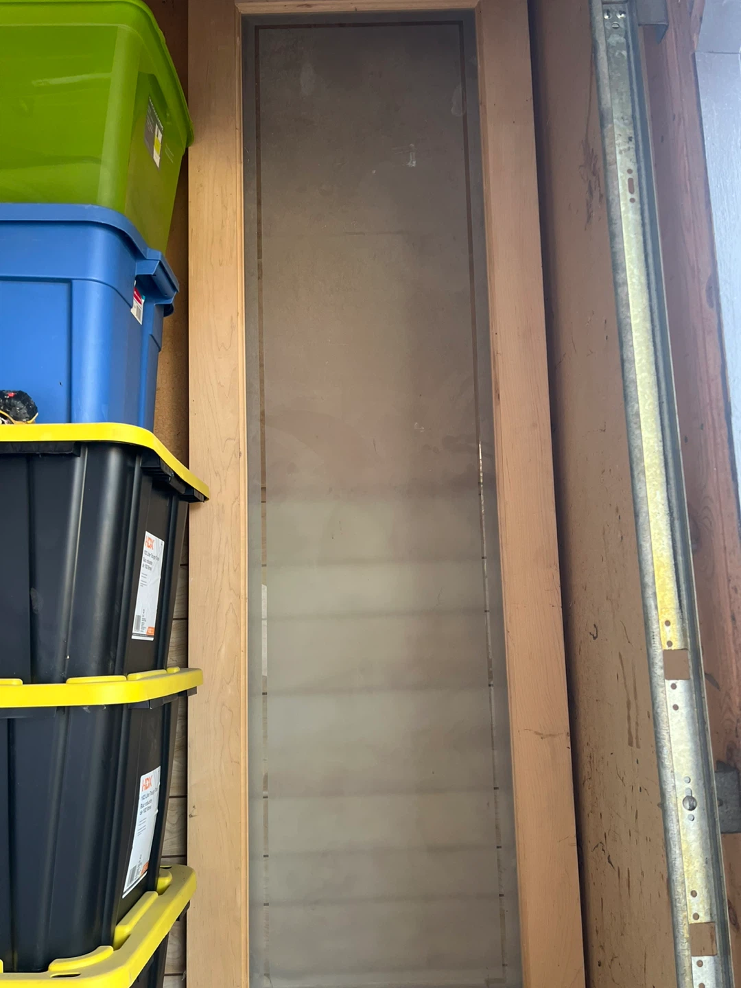 Interior Door with Frosted Glass