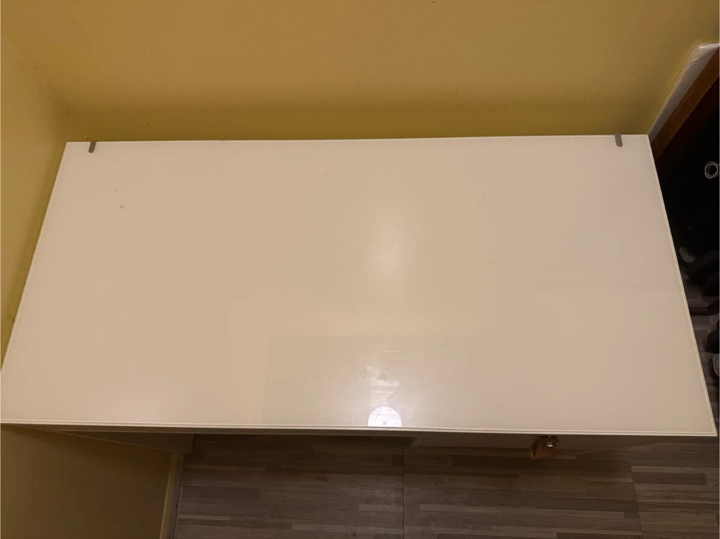 White ikea Desk Syvde image indicator(2)