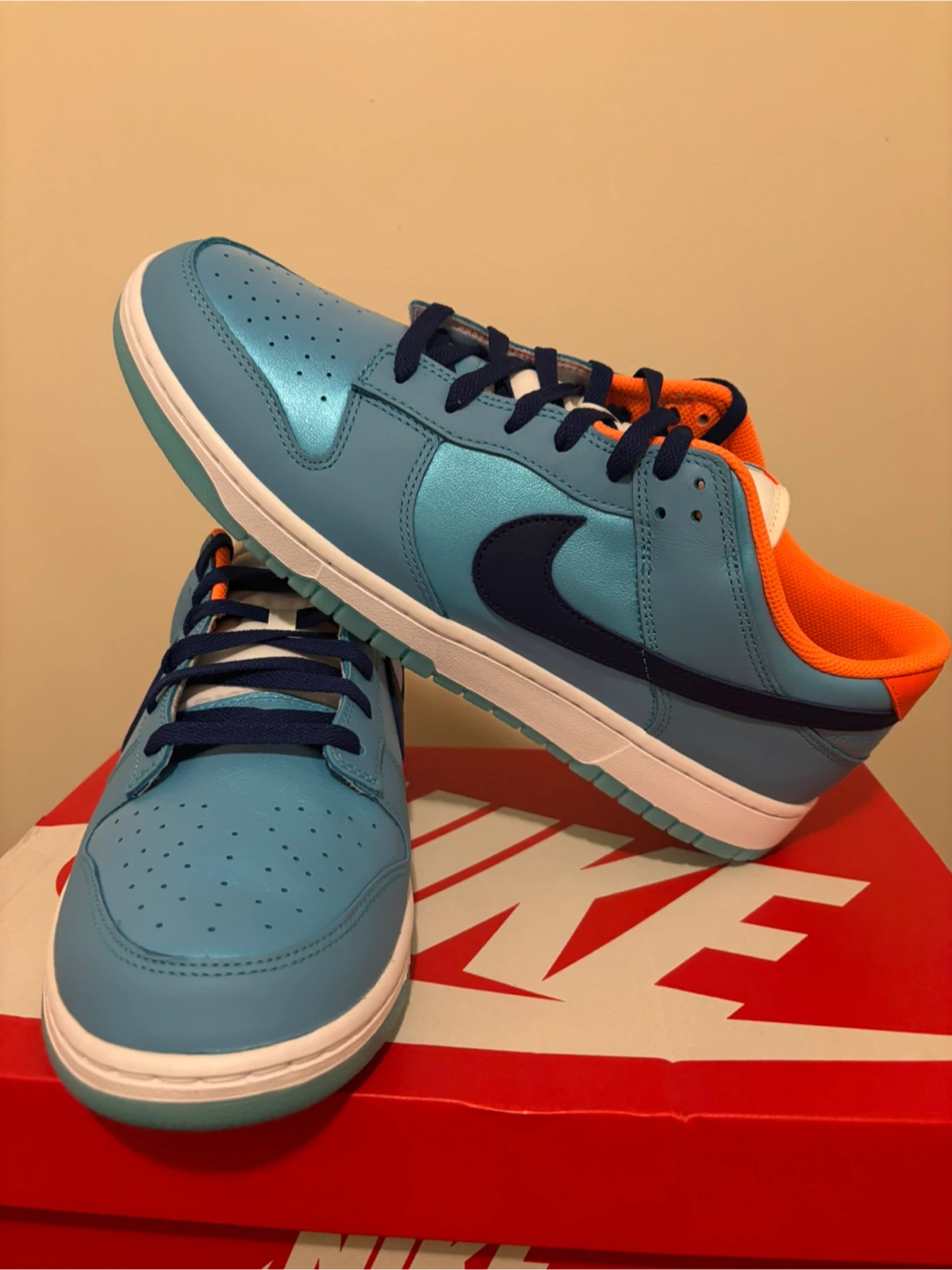 Nike Dunk Low Hyper Cobalt/Orange Size 13 - photo 3