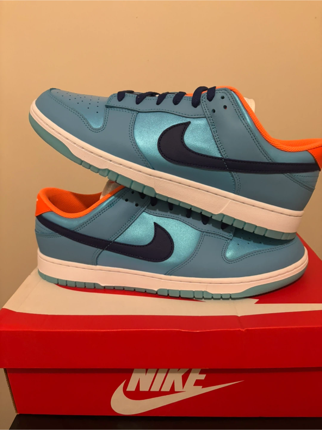 Nike Dunk Low Hyper Cobalt/Orange Size 13 - photo 4
