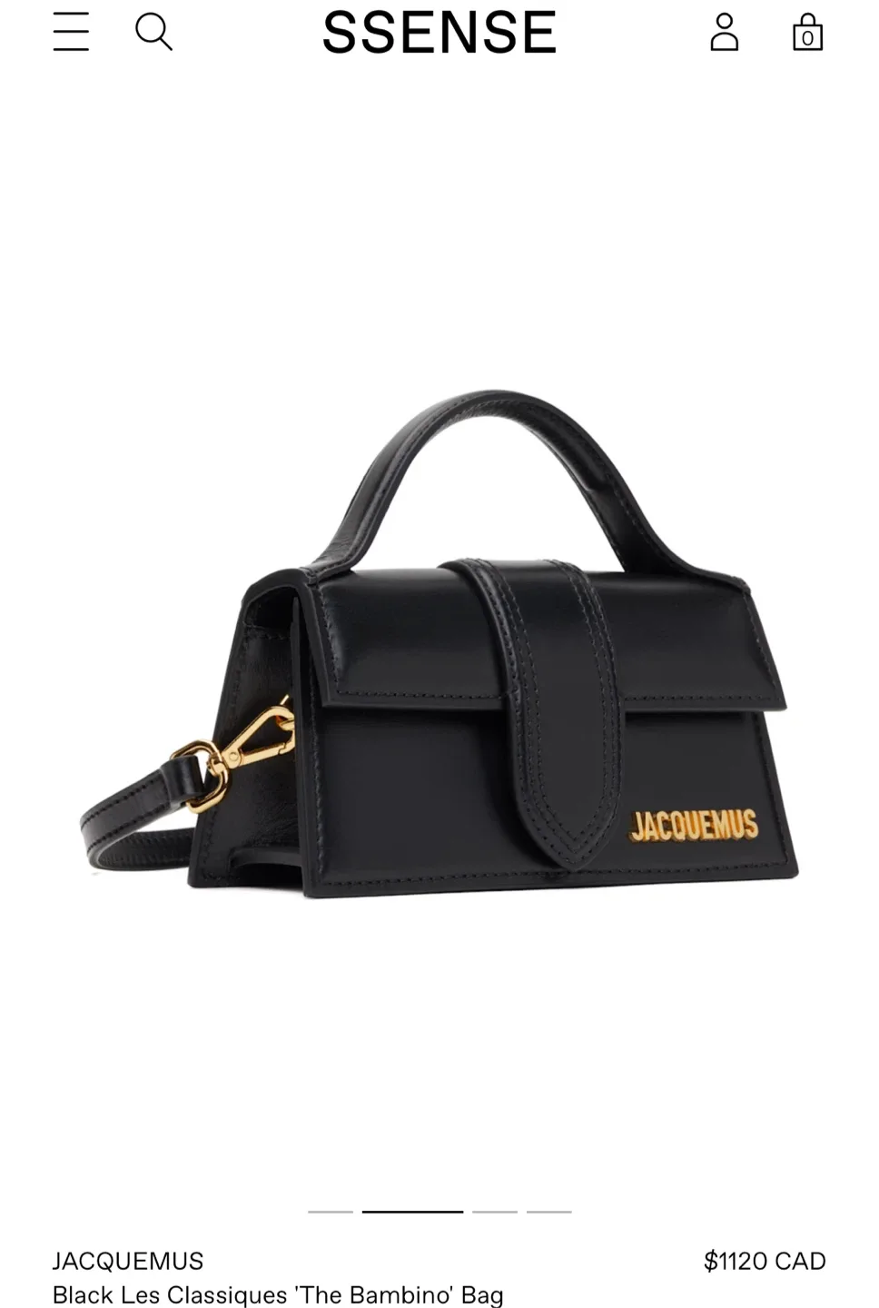 Jacquemus Le Bambino Black Bag image indicator(2)