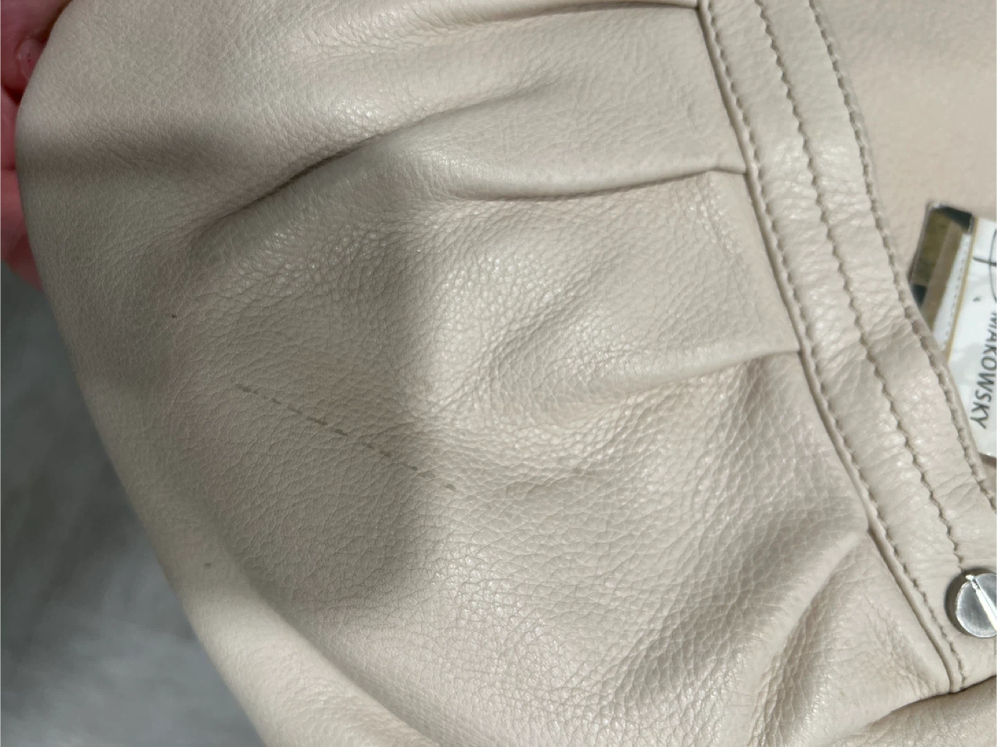 Brand New B Makowsky cream beige purse - photo 4