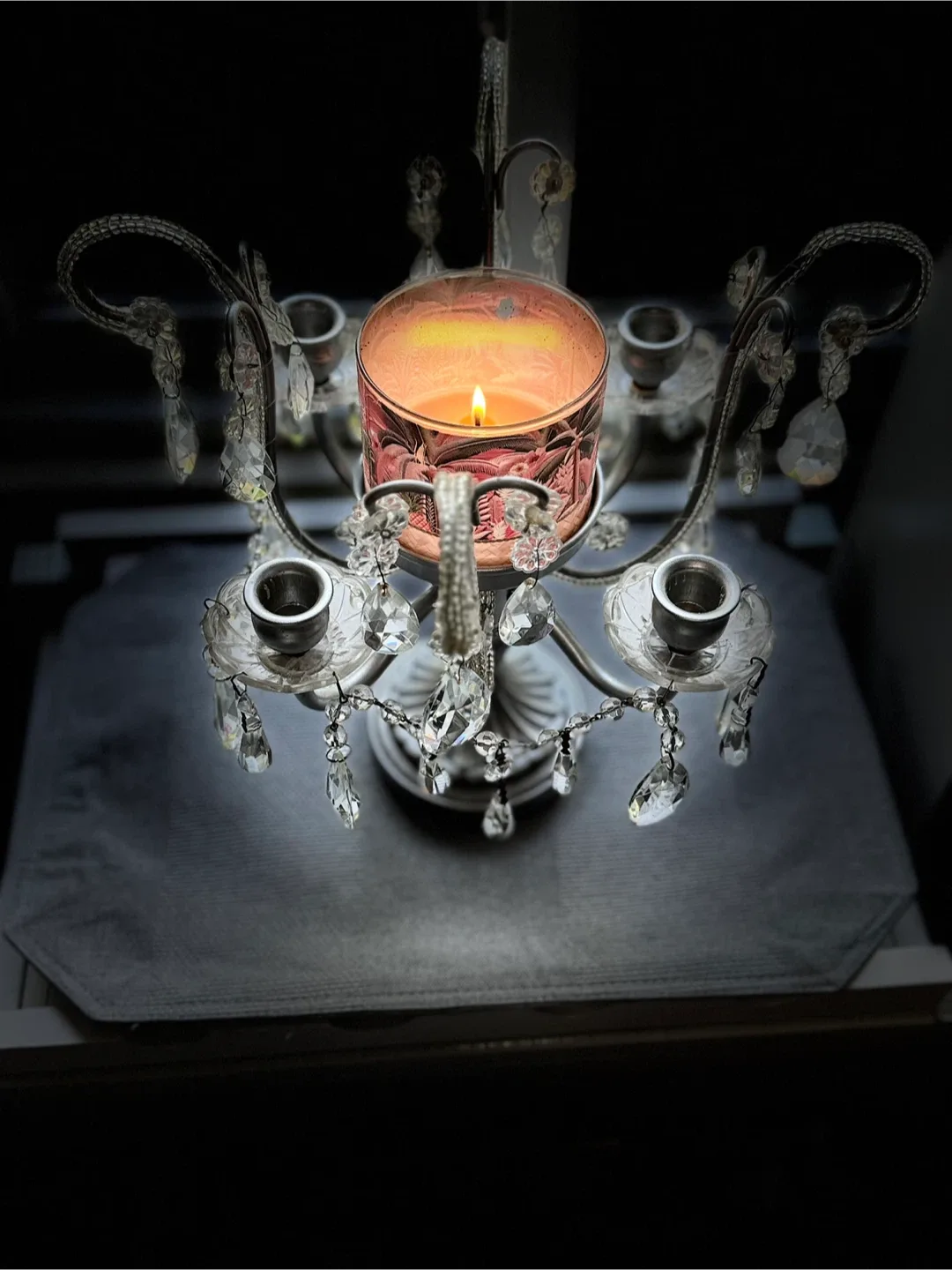 Candleholder with Crystal Accents image indicator(2)