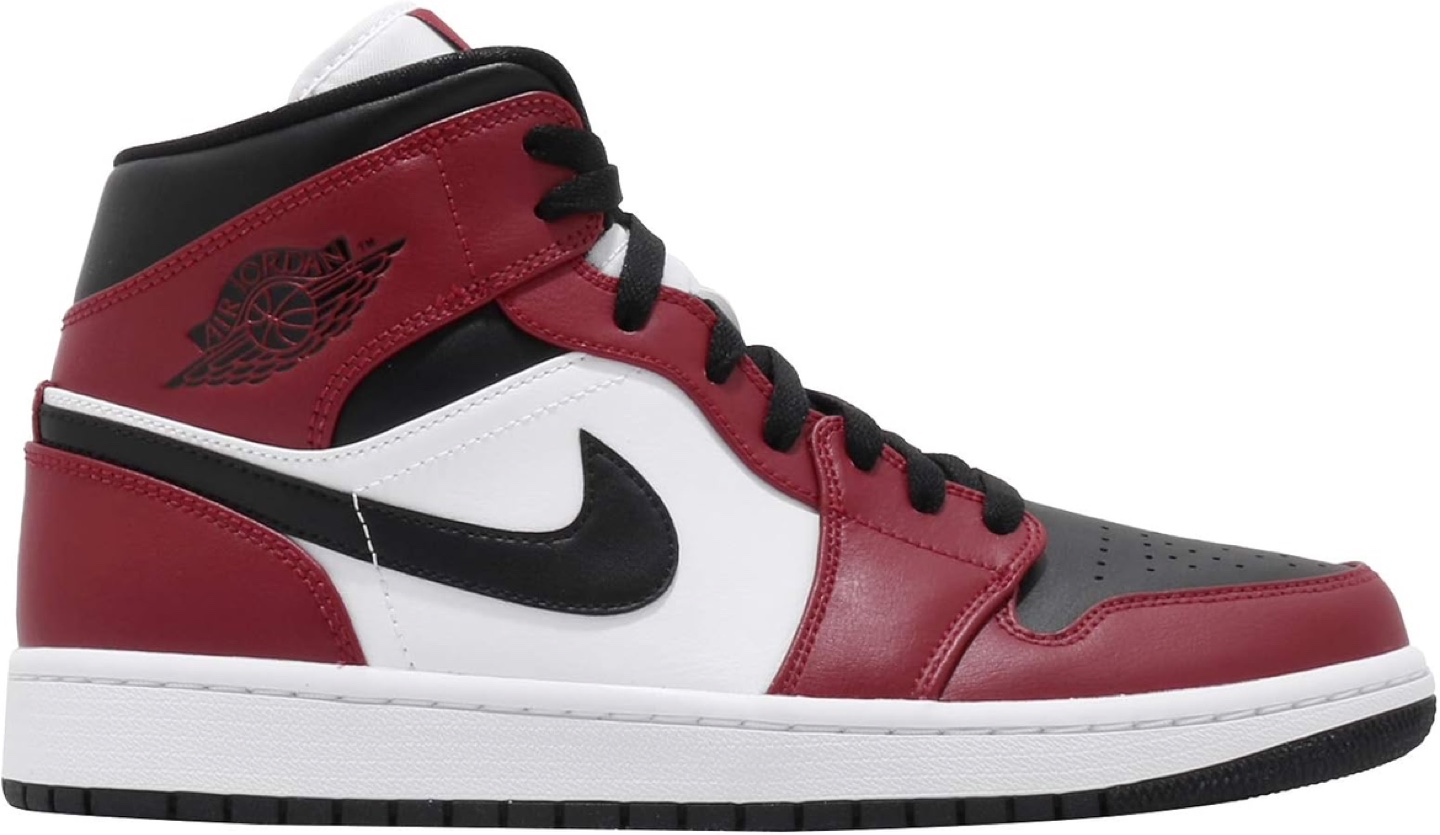 Nike Air Jordan 1 Mid Gym Red Black White