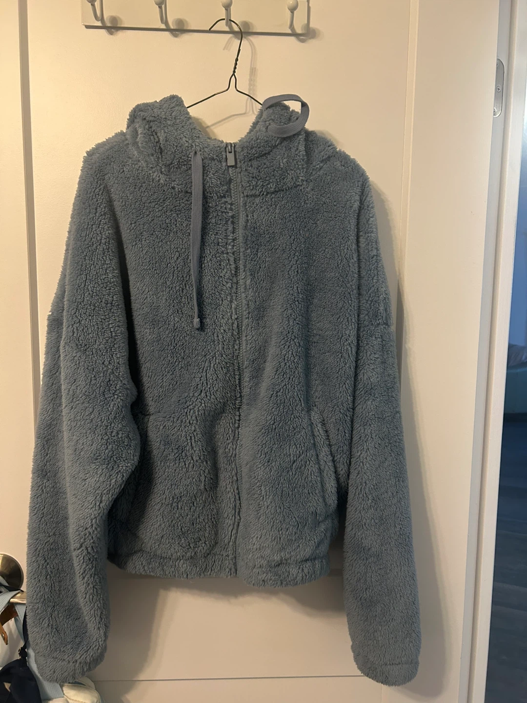 Aeropostale Blue Fuzzy Hoodie - Size M - photo 4